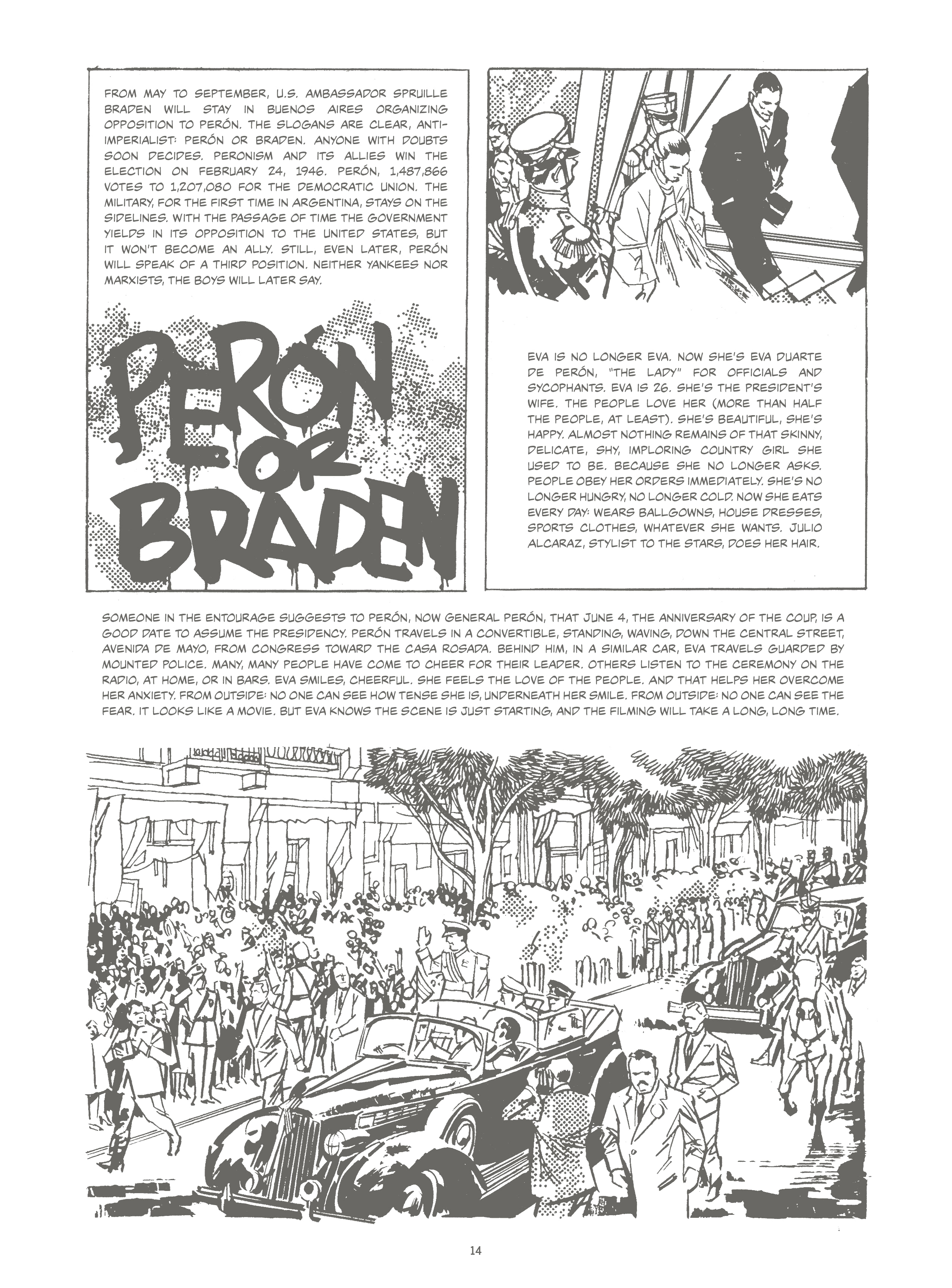 Read online Evita, the Life and Work of Eva Perón comic -  Issue # TPB - 19