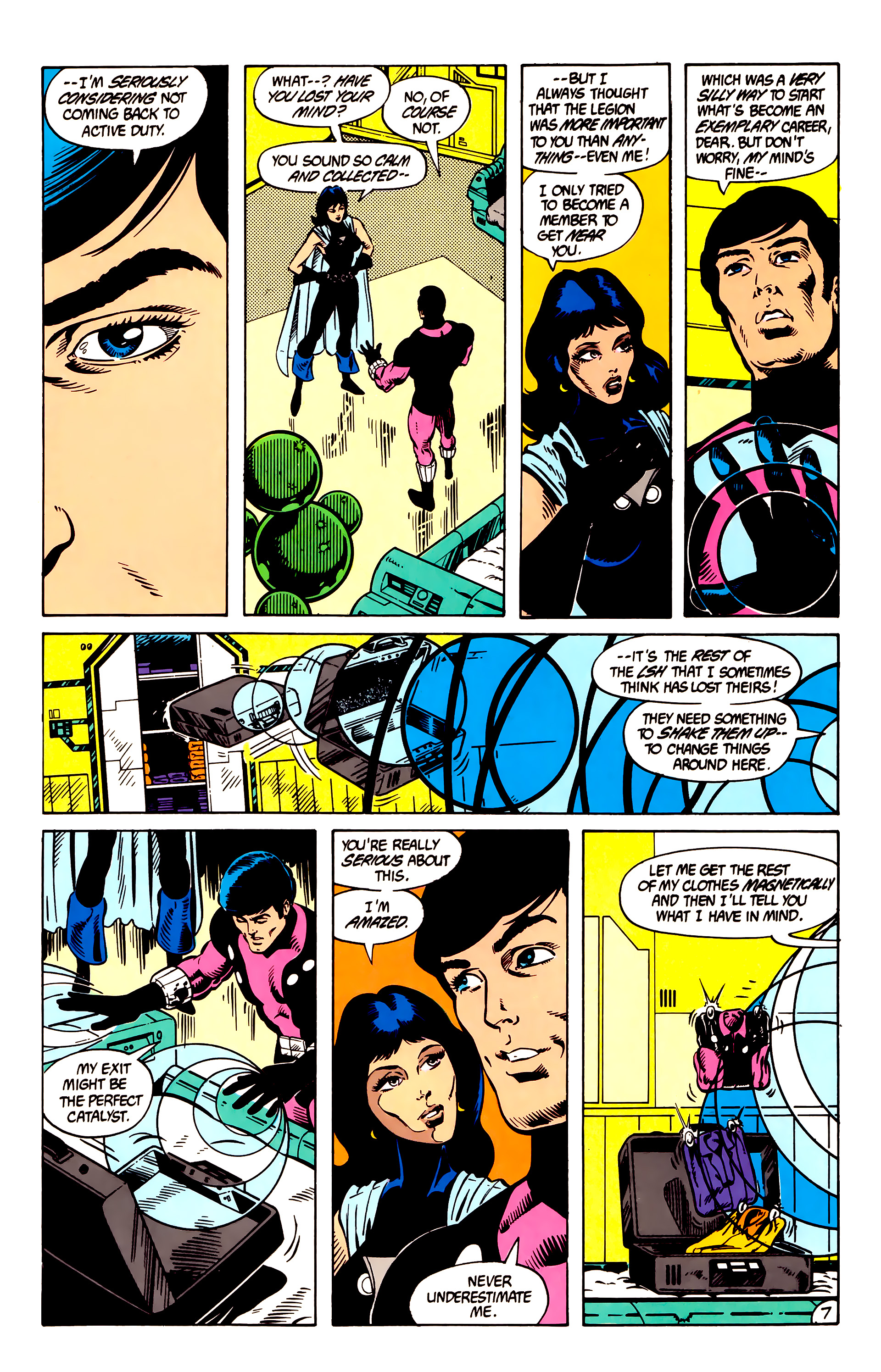 Read online Legion of Super-Heroes (1984) comic -  Issue #8 - 9