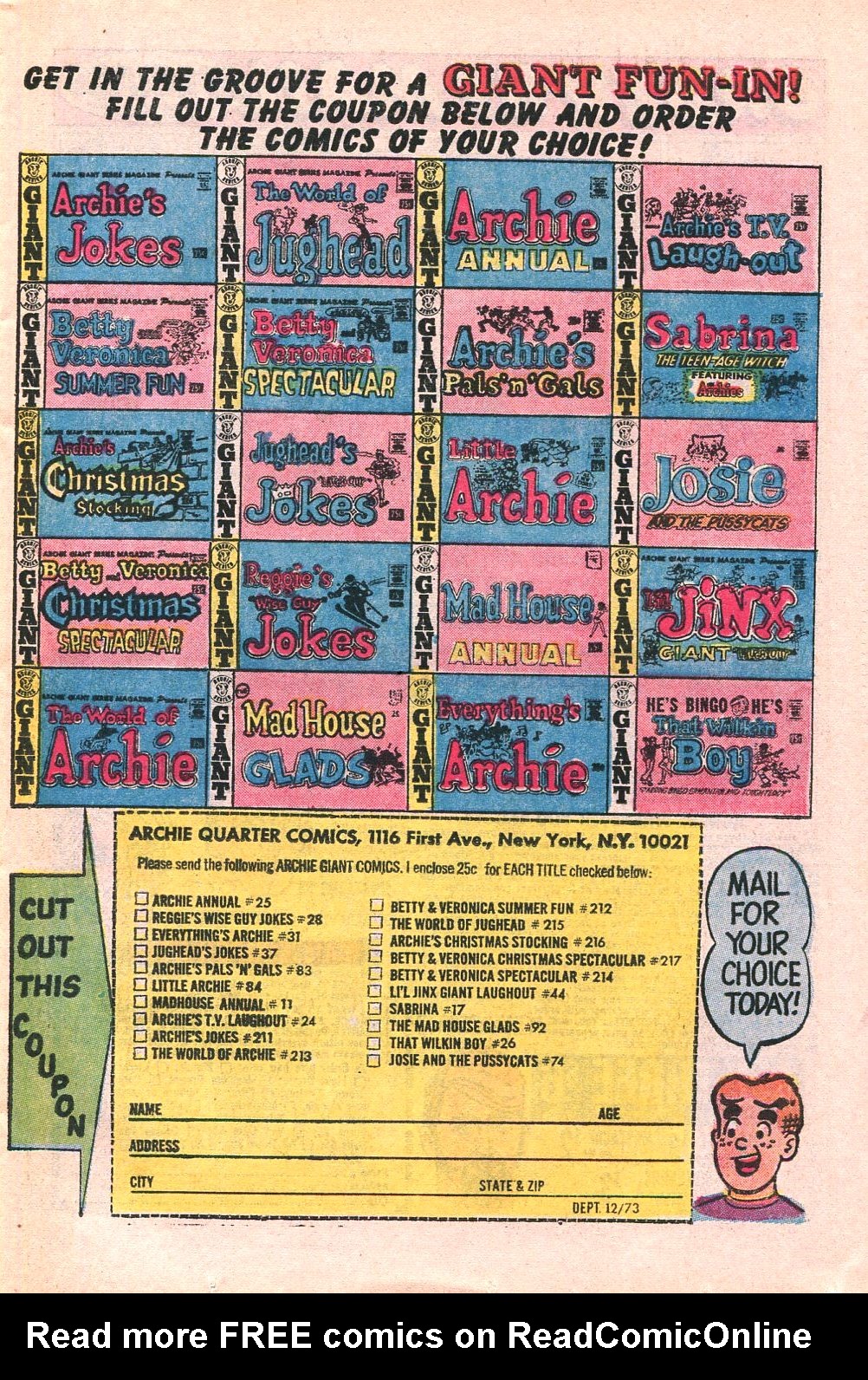 Read online Everything's Archie comic -  Issue #30 - 11