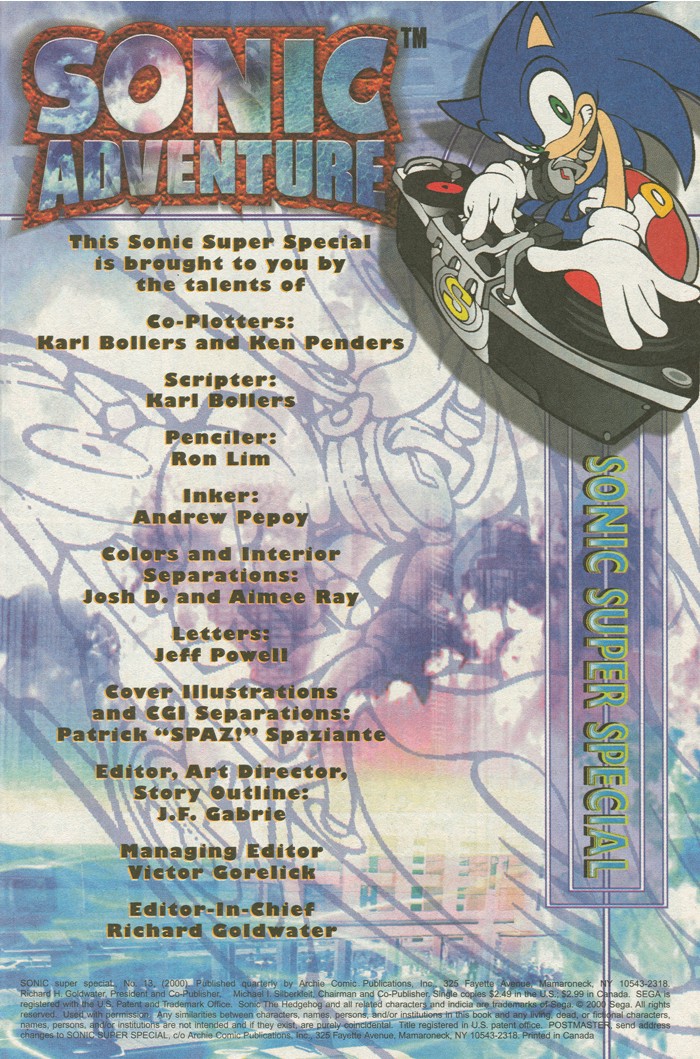 Read online Sonic Super Special comic -  Issue #13 - Sonic Adventure 01 - 2