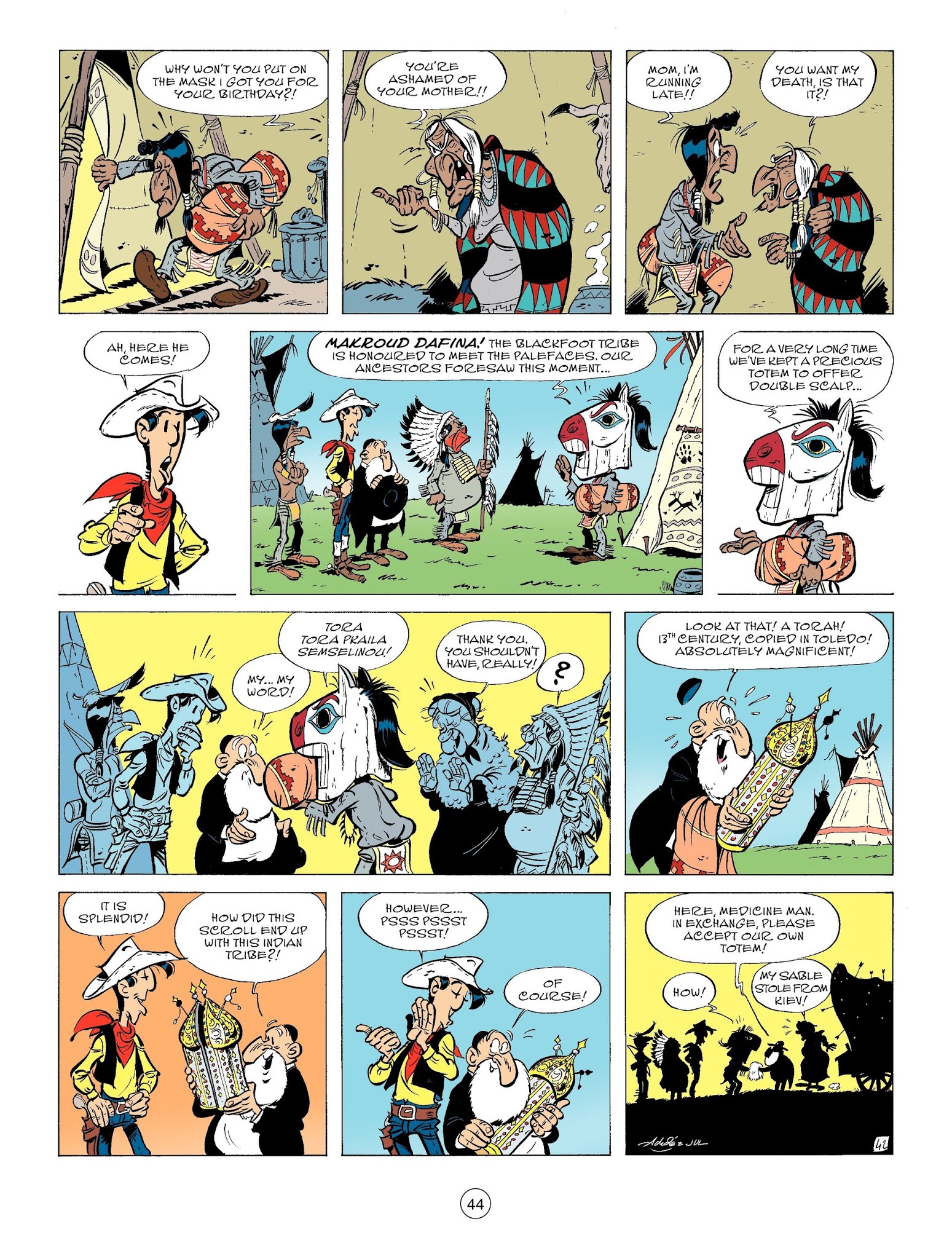 Read online A Lucky Luke Adventure comic -  Issue #66 - 46