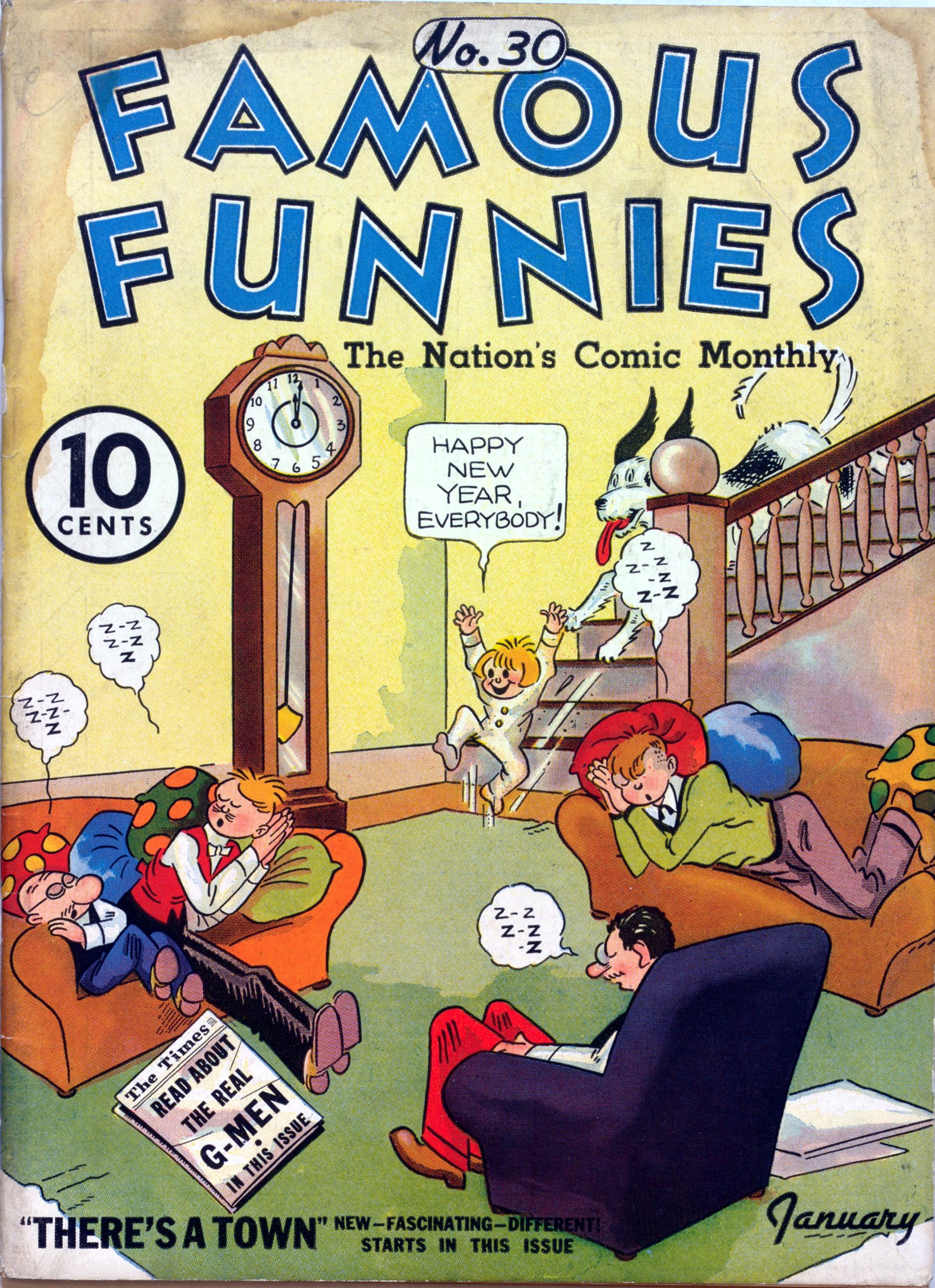 Read online Famous Funnies comic -  Issue #30 - 1