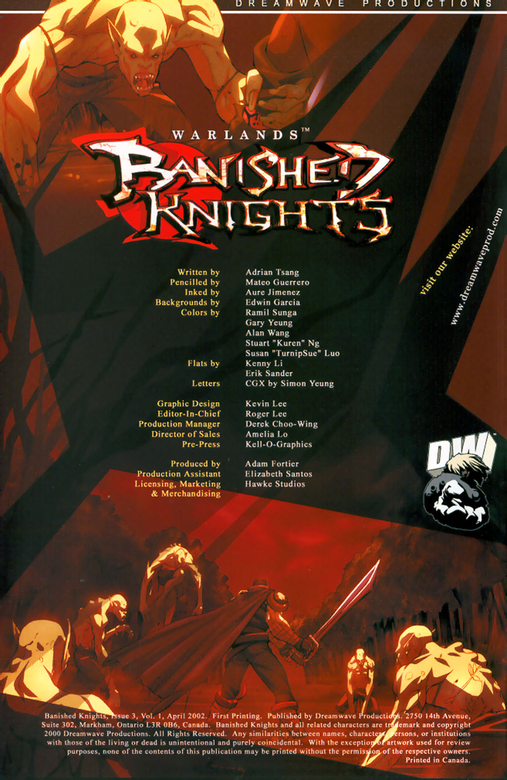 Read online Banished Knights comic -  Issue #3 - 2