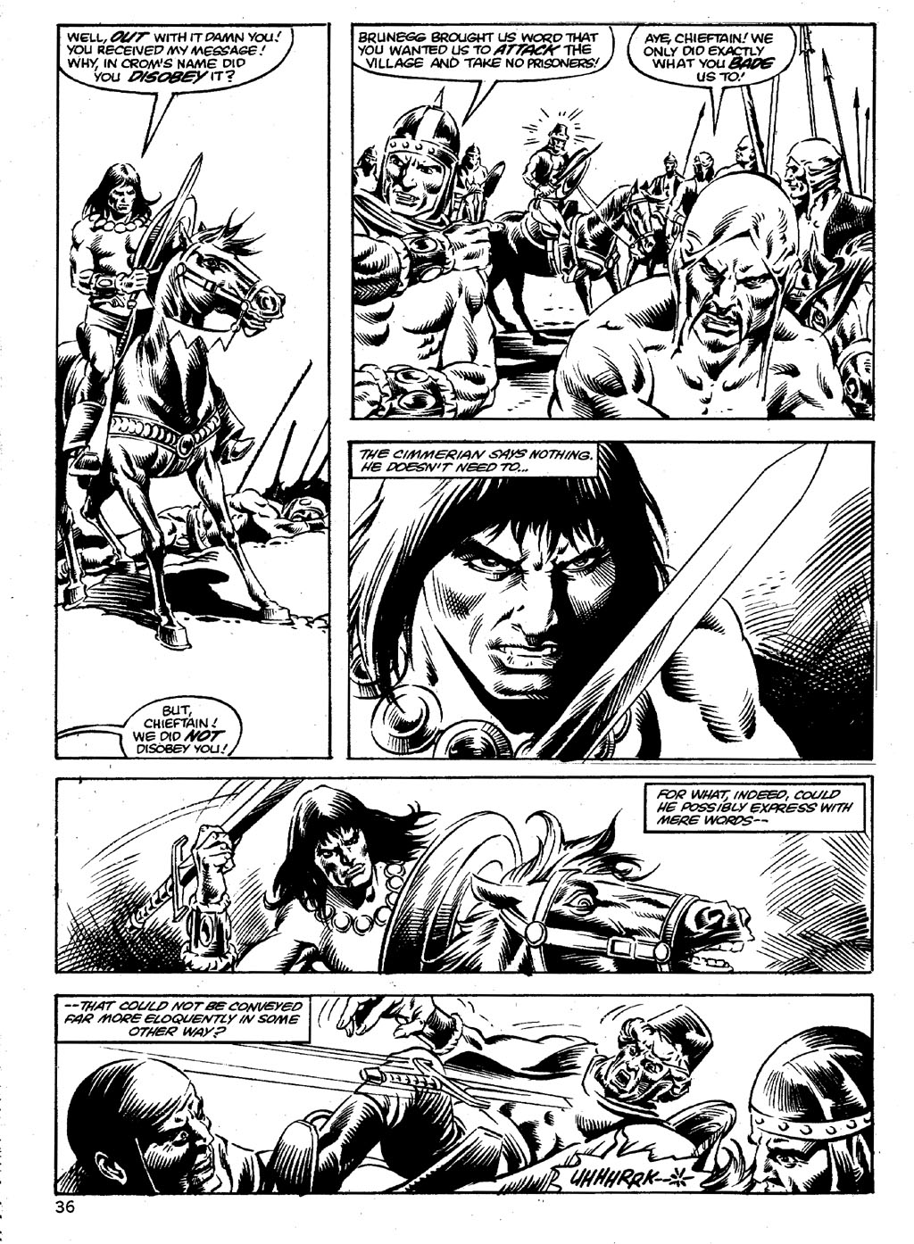 Read online The Savage Sword Of Conan comic -  Issue #85 - 36