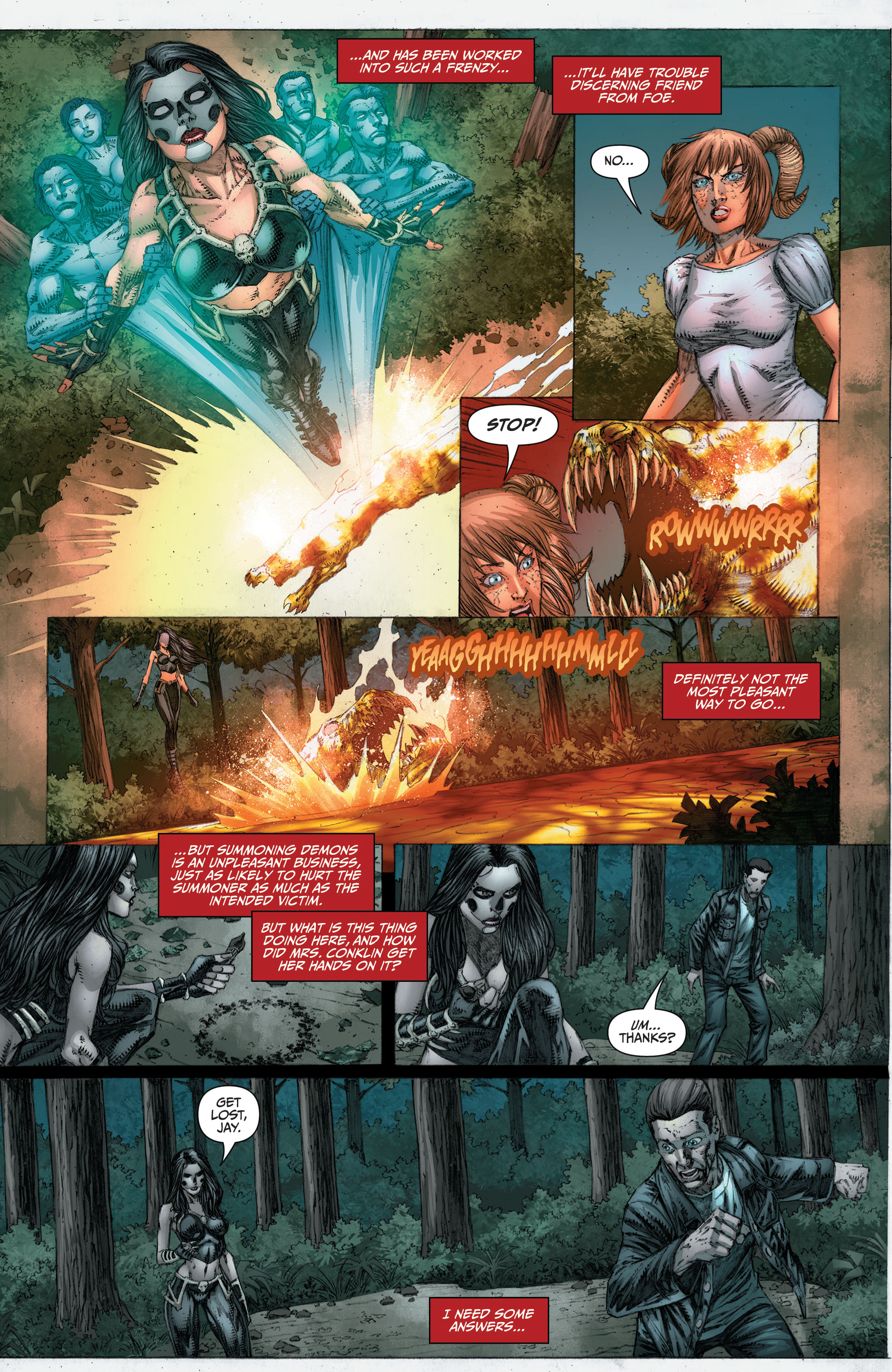 Read online Mystere Annual: Spawn of the Abyss comic -  Issue # Full - 14