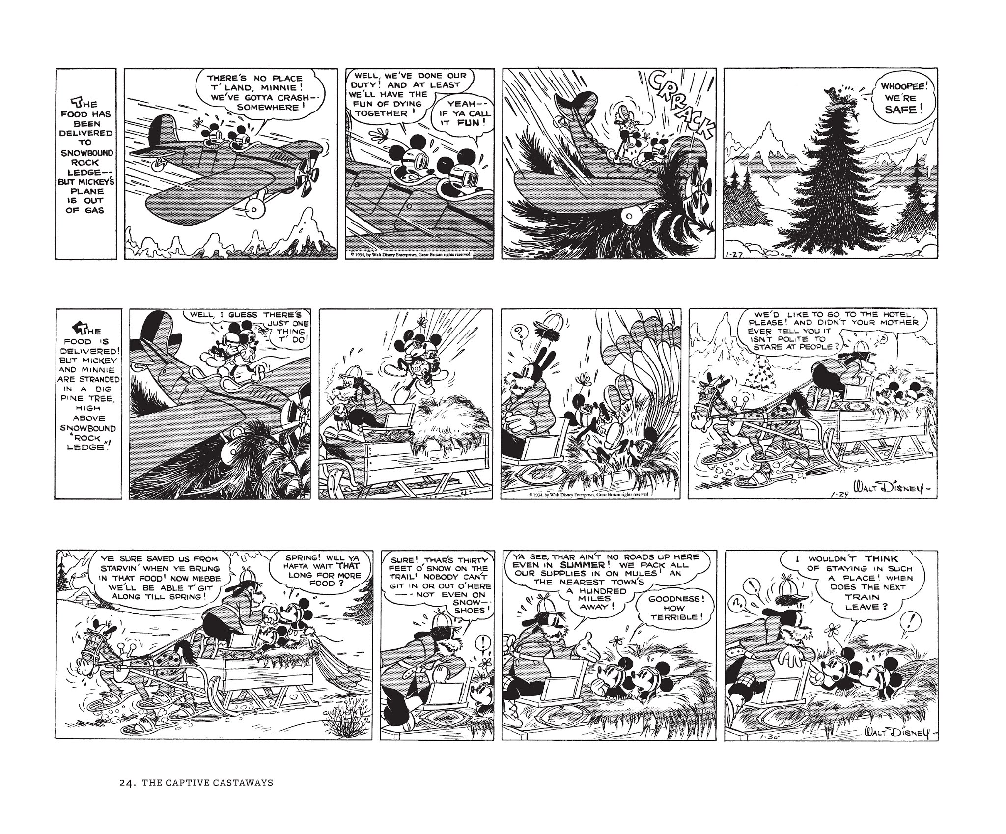Read online Walt Disney's Mickey Mouse by Floyd Gottfredson comic -  Issue # TPB 3 (Part 1) - 24
