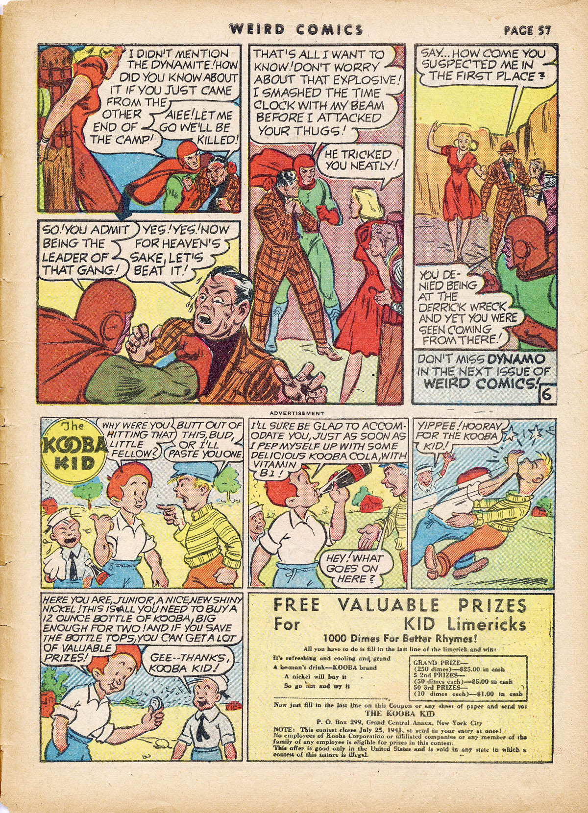 Read online Weird Comics comic -  Issue #19 - 58