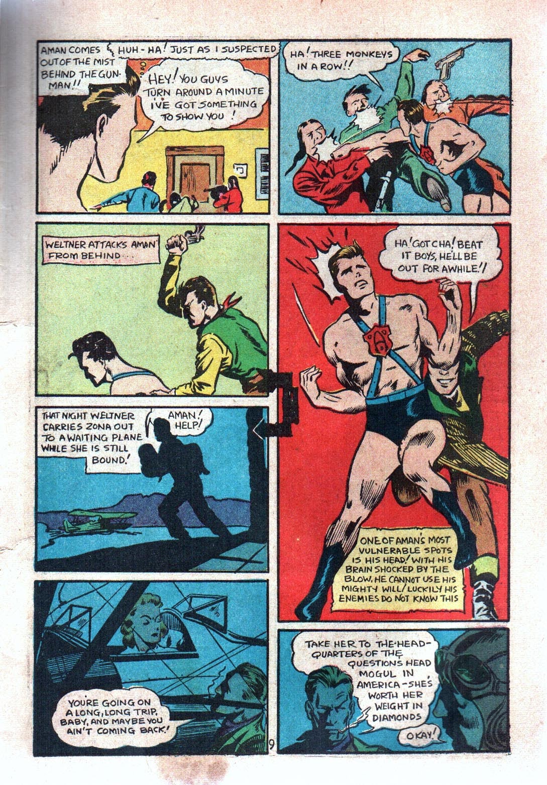 Read online Amazing Man Comics comic -  Issue #17 - 11
