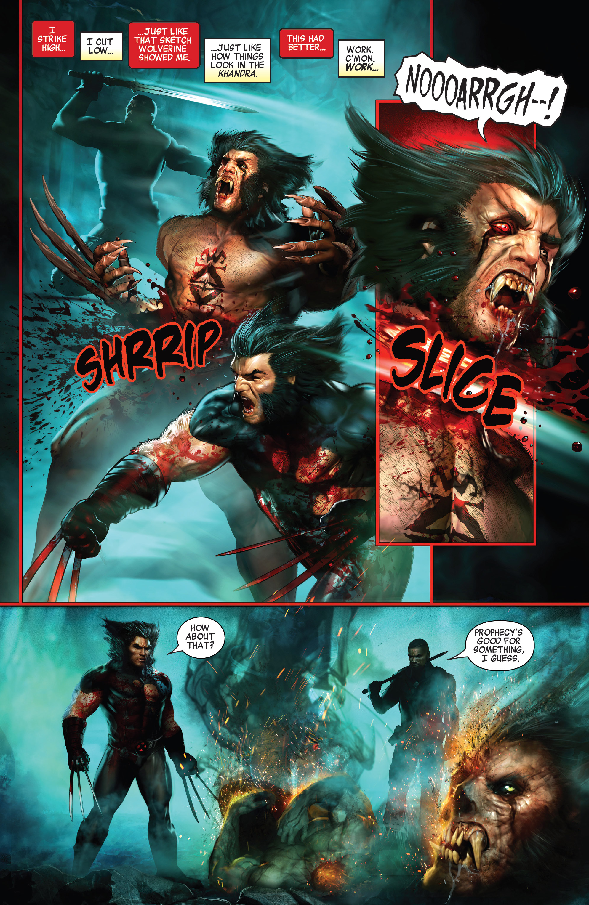 Read online Wolverine Vs. Blade Special comic -  Issue # Full - 38