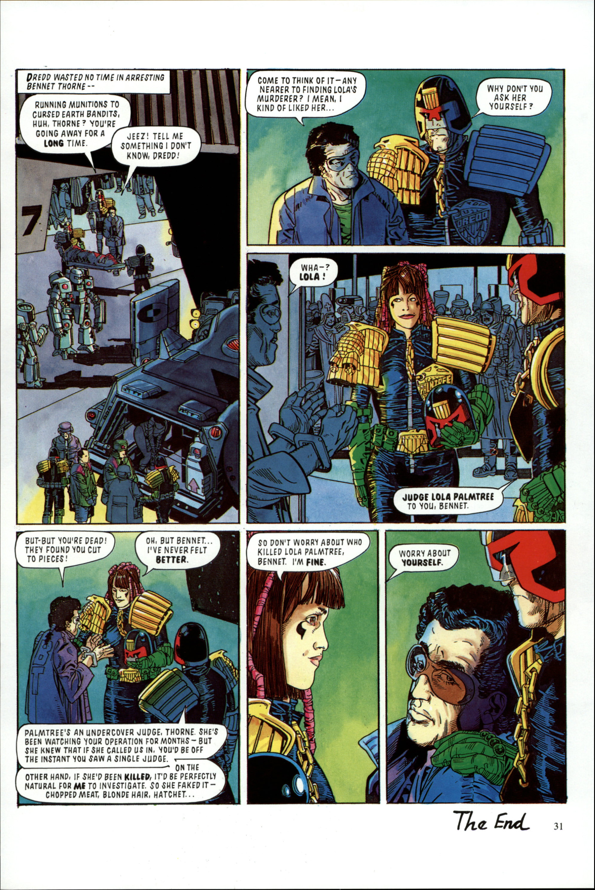 Read online Dredd Rules! comic -  Issue #12 - 33