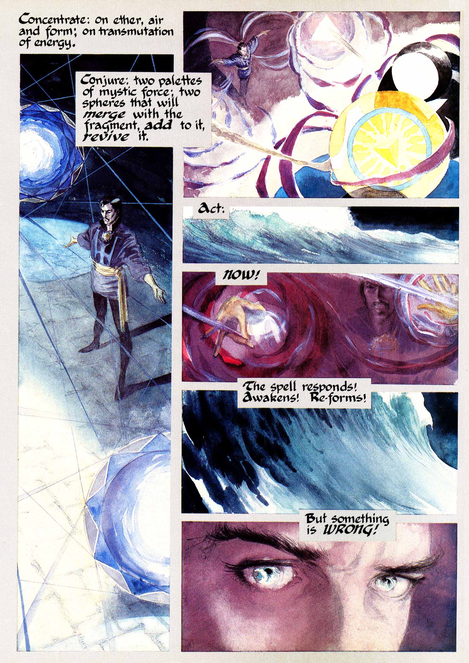 Read online Marvel Graphic Novel comic -  Issue #23 - Dr. Strange Into Shamballa - 35