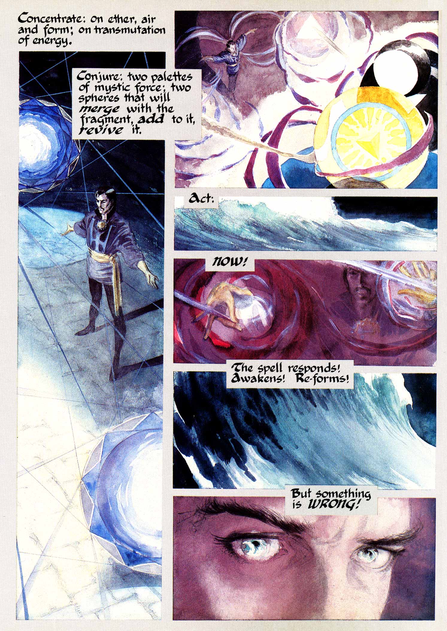 Read online Marvel Graphic Novel comic -  Issue #23 - Dr. Strange Into Shamballa - 35