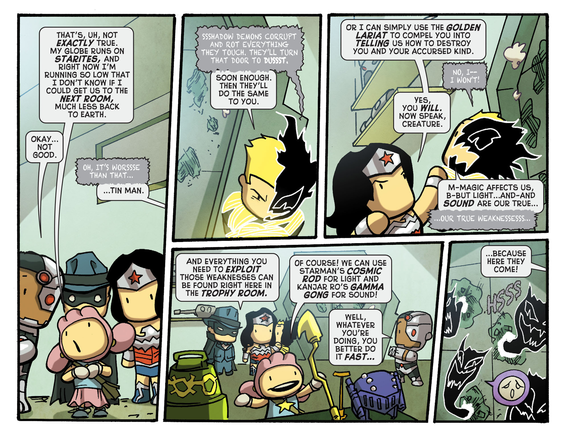 Read online Scribblenauts Unmasked: A Crisis of Imagination comic -  Issue #8 - 17