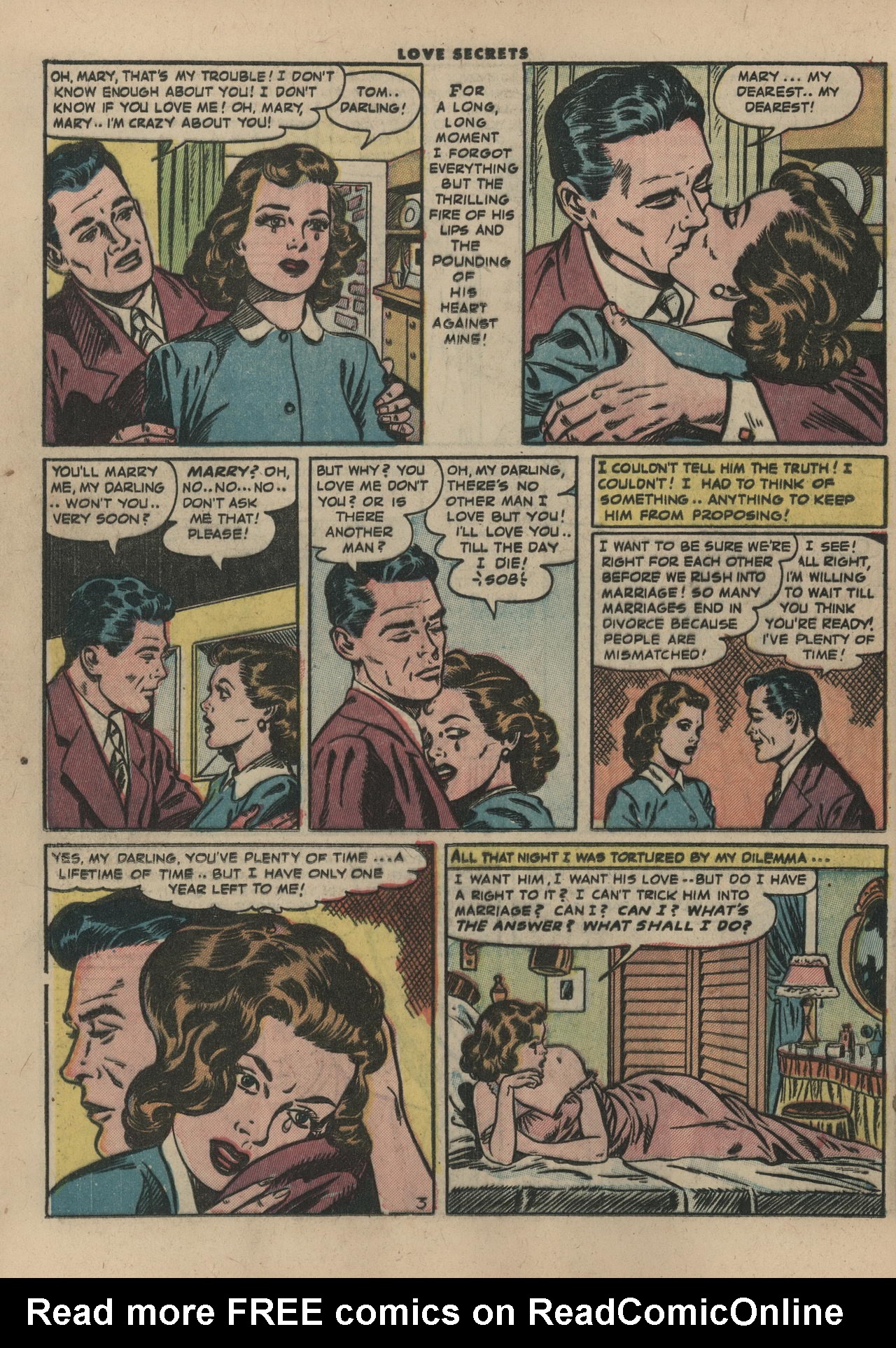 Read online Love Secrets (1953) comic -  Issue #34 - 21
