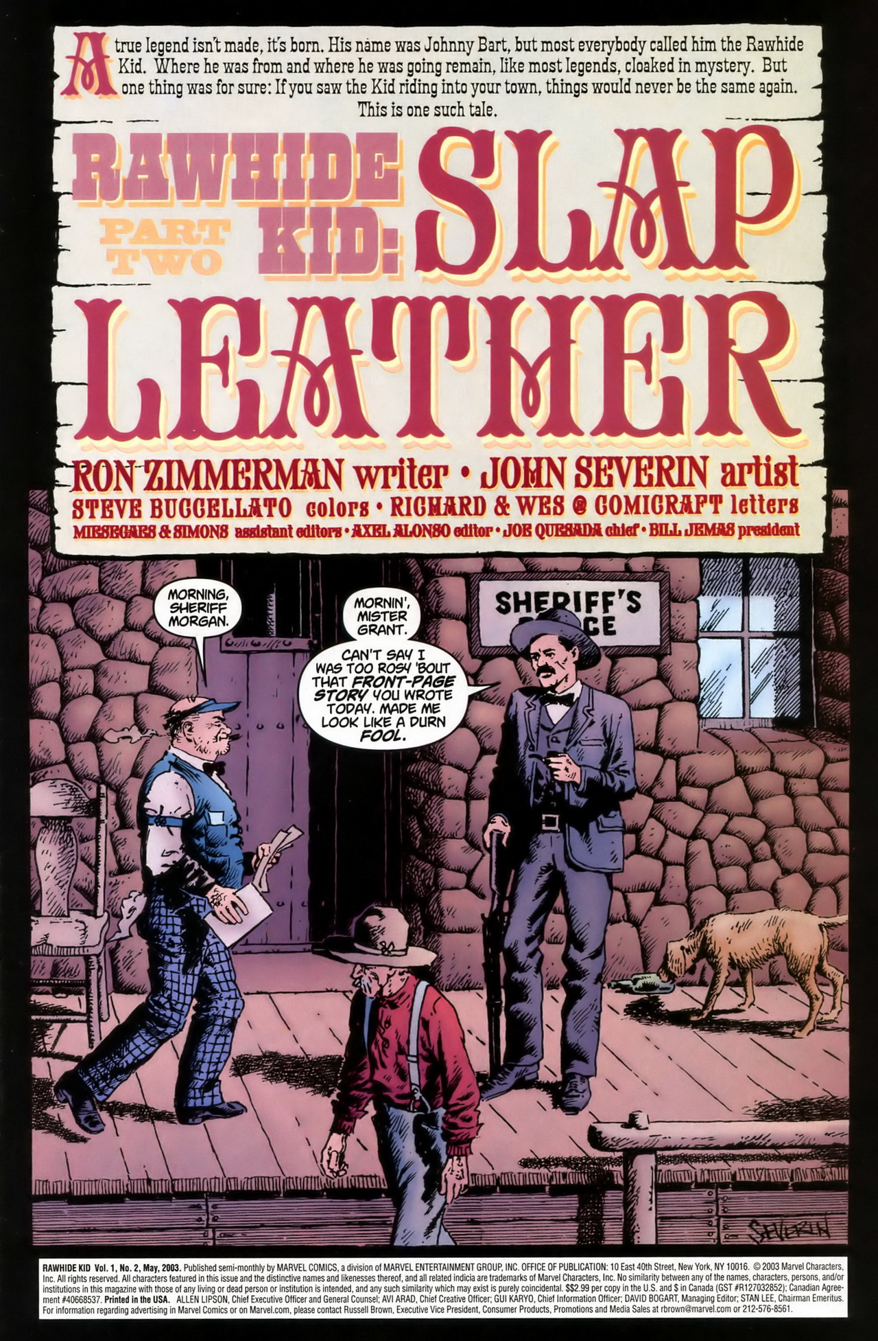 Read online Rawhide Kid comic -  Issue #2 - 2