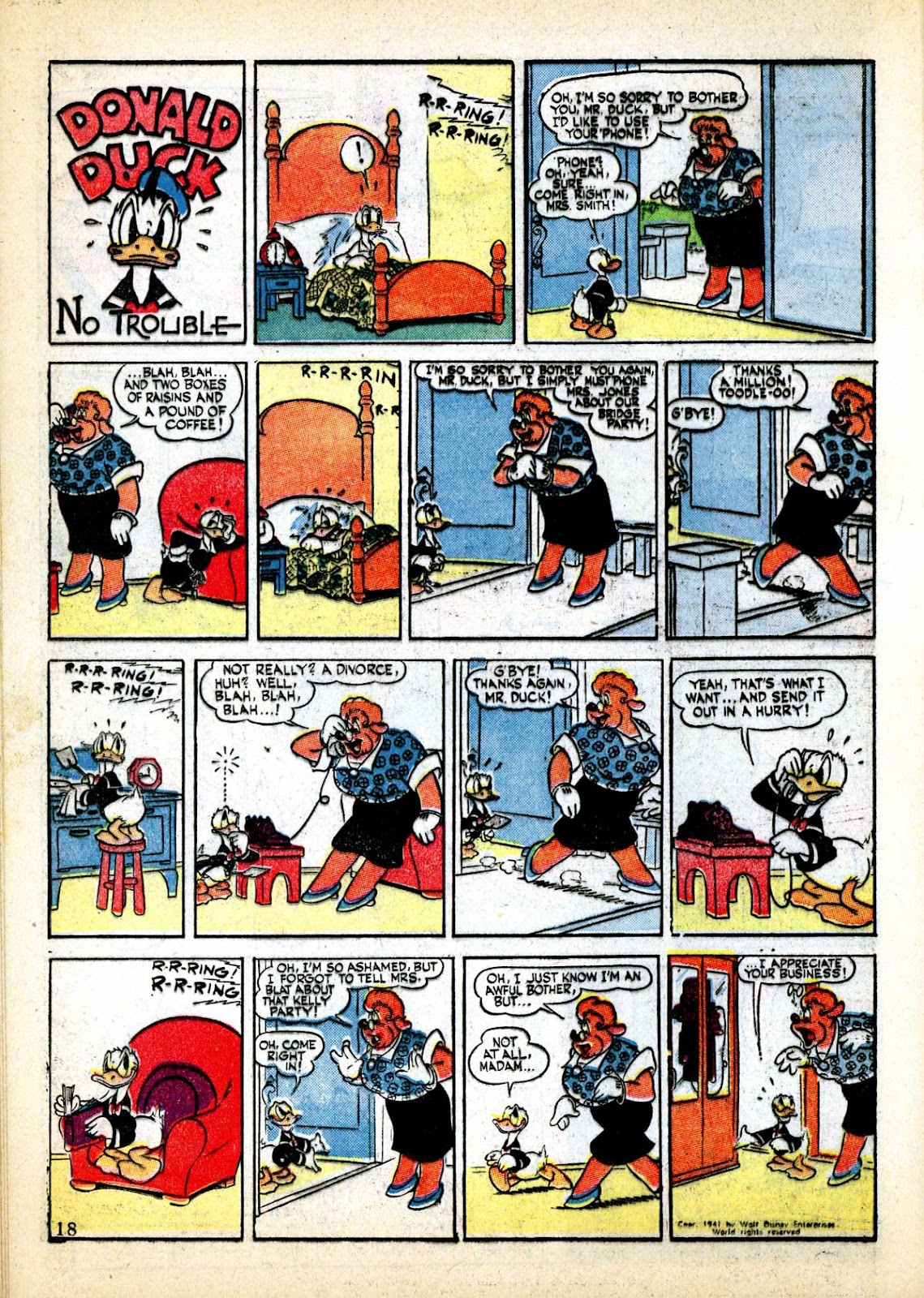 Walt Disney's Comics and Stories issue 35 - Page 19