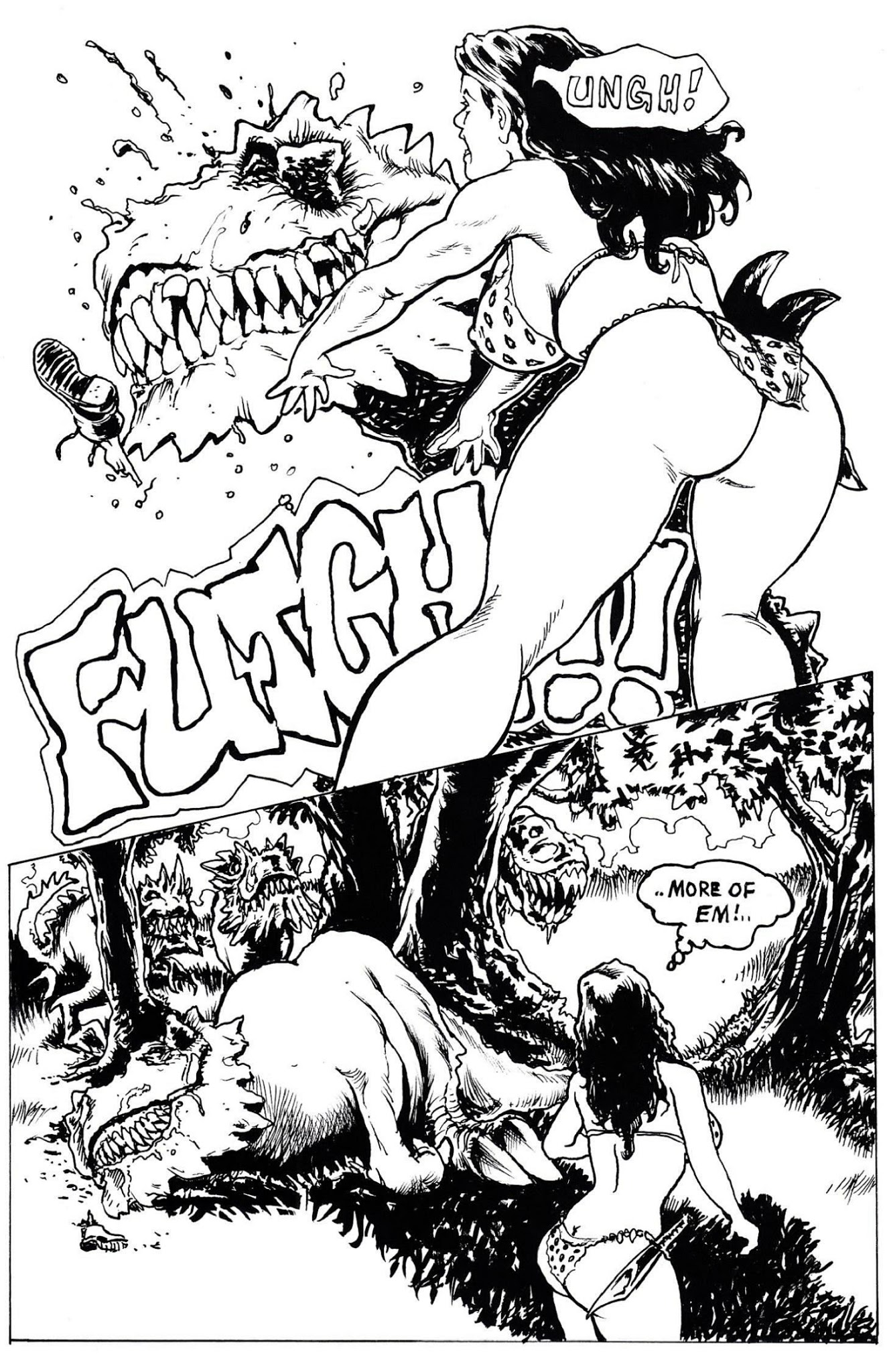 Read online Cavewoman: Mutation comic -  Issue #1 - 16