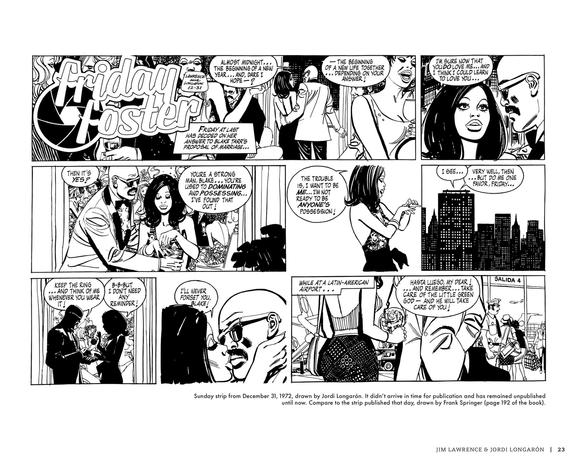 Read online Friday Foster: The Sunday Strips comic -  Issue # TPB (Part 1) - 24