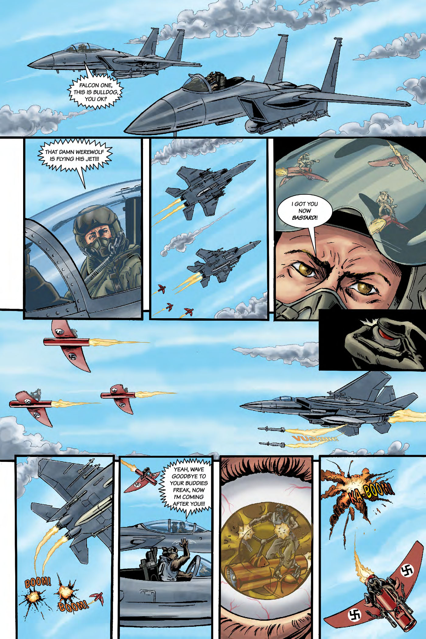 Read online Nazi Werewolves from Outer Space comic -  Issue #3 - 20