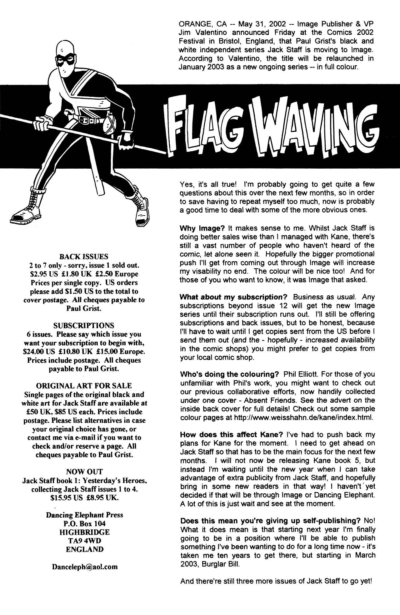 Read online Jack Staff comic -  Issue #9 - 2