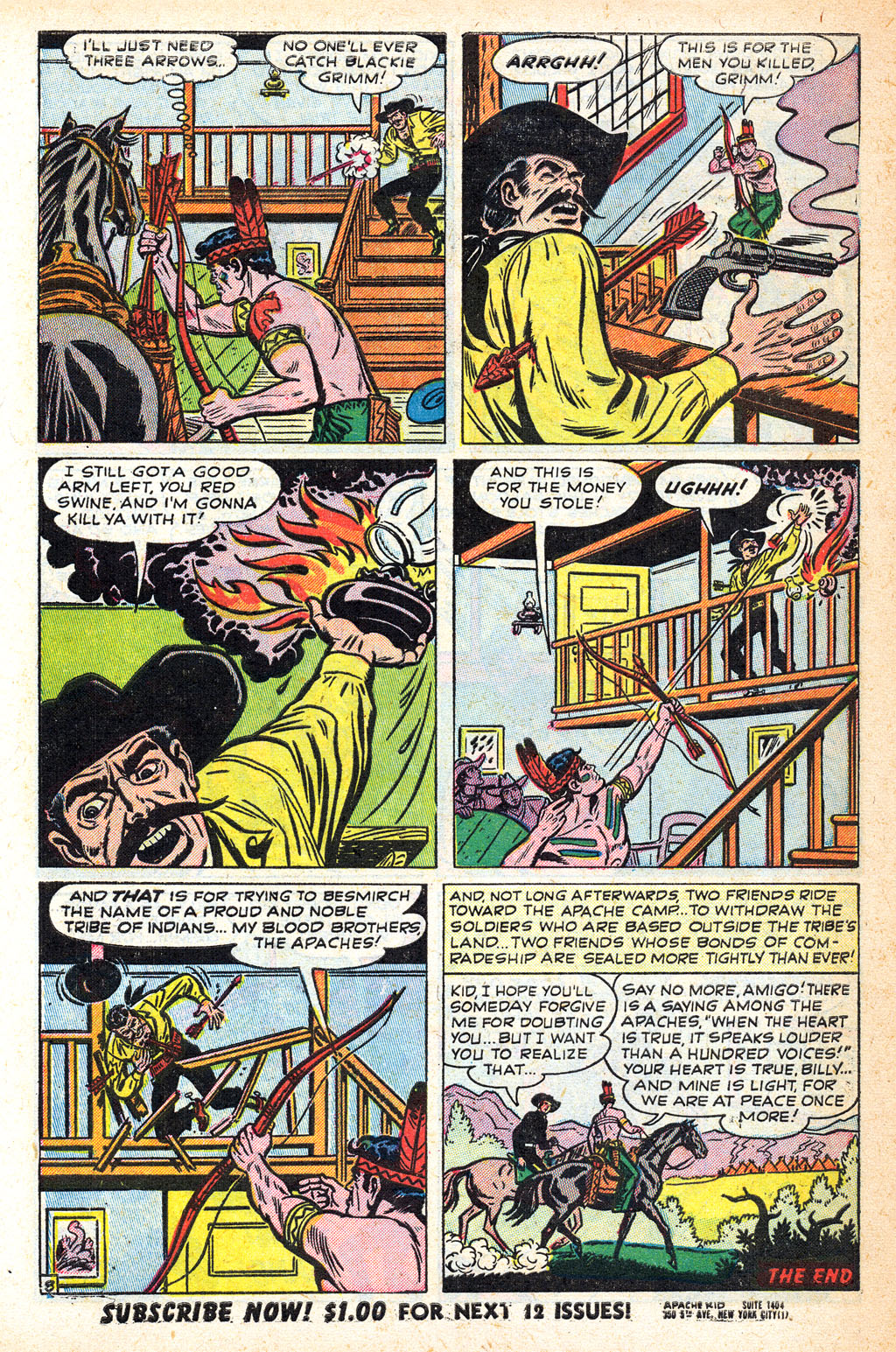 Read online Apache Kid comic -  Issue #4 - 10