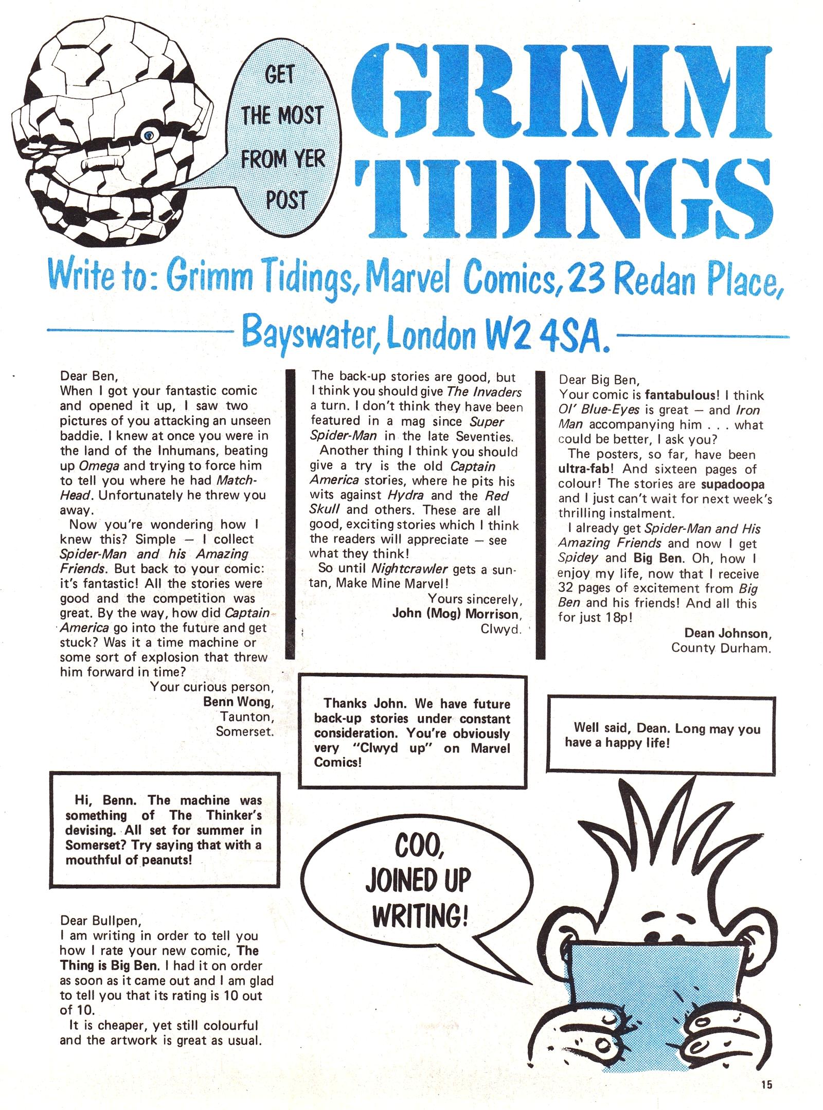 Read online The Thing Is Big Ben comic -  Issue #11 - 15