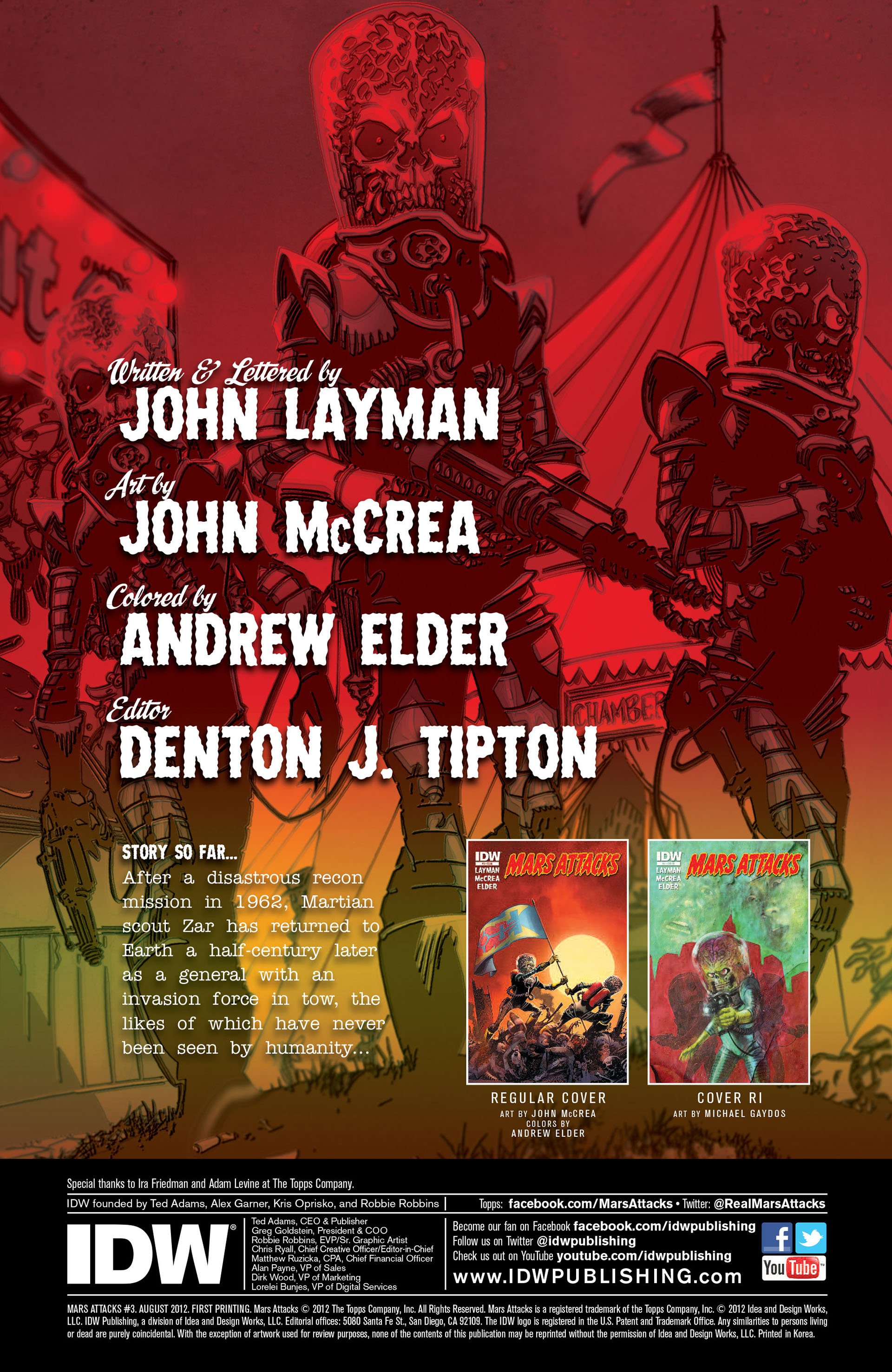Read online Mars Attacks comic -  Issue #3 - 2