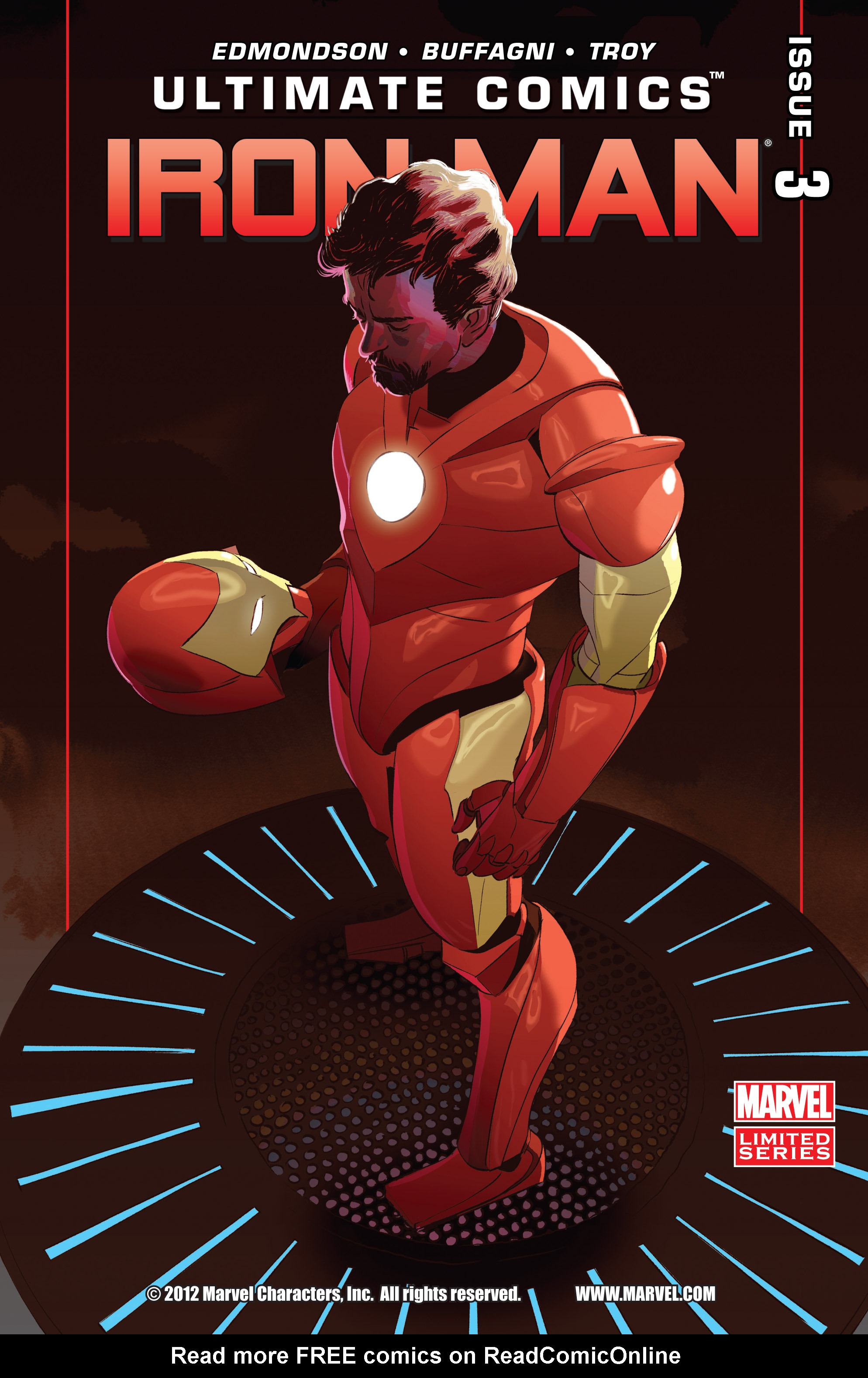 Read online Ultimate Comics Iron Man comic -  Issue #3 - 1