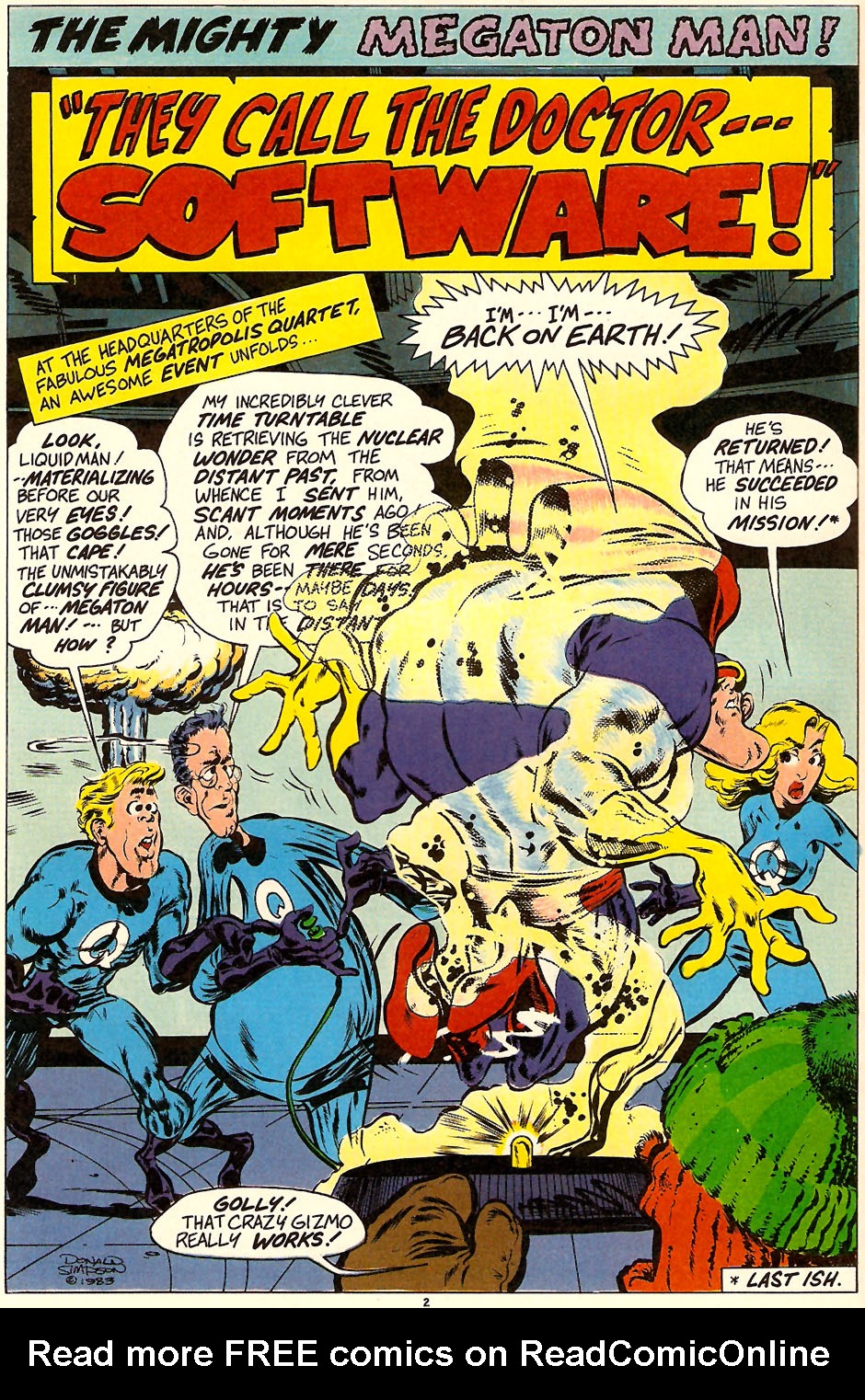Read online Megaton Man comic -  Issue #1 - 4