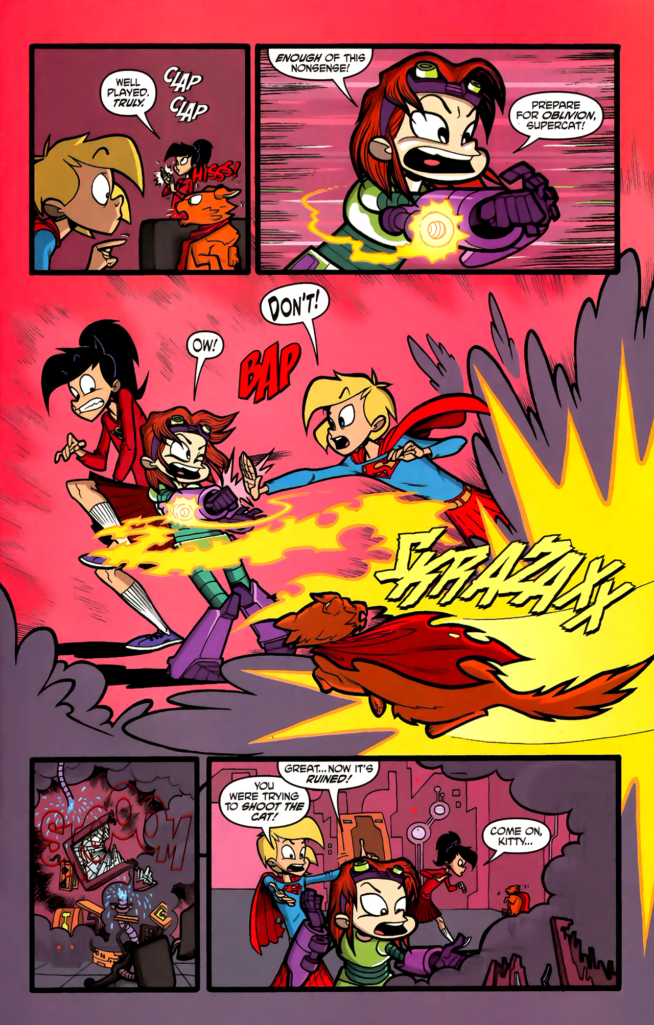 Read online Supergirl: Cosmic Adventures in the 8th Grade comic -  Issue #4 - 14