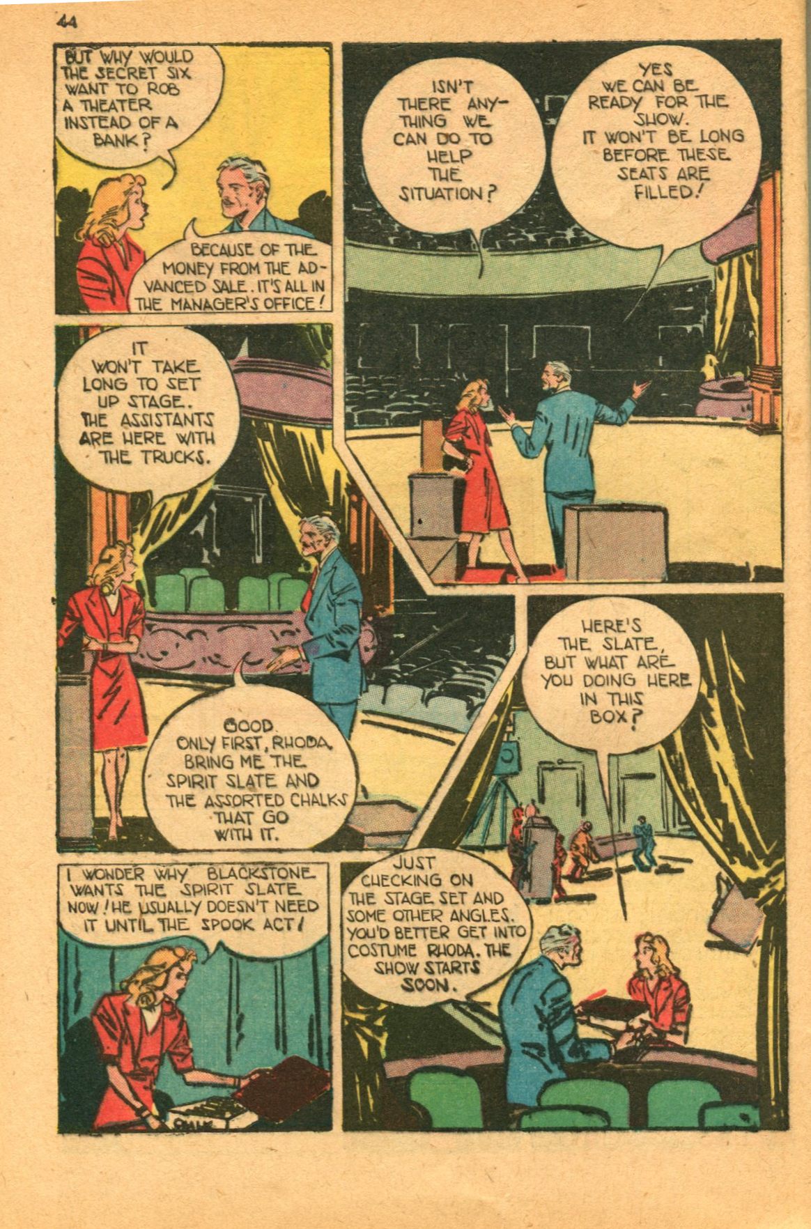 Read online Super-Magician Comics comic -  Issue #46 - 44
