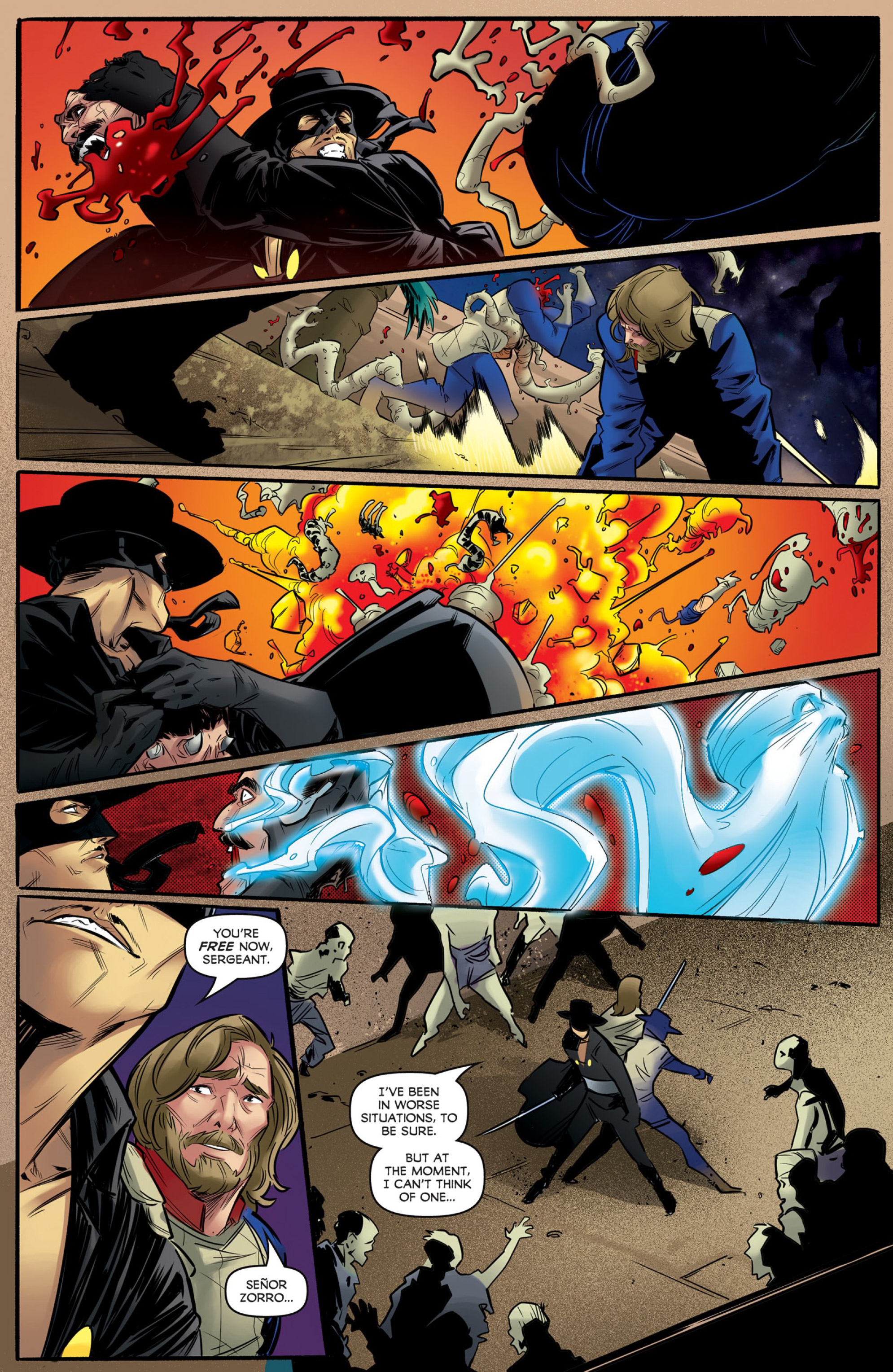 Read online Zorro: Sacrilege comic -  Issue #3 - 21