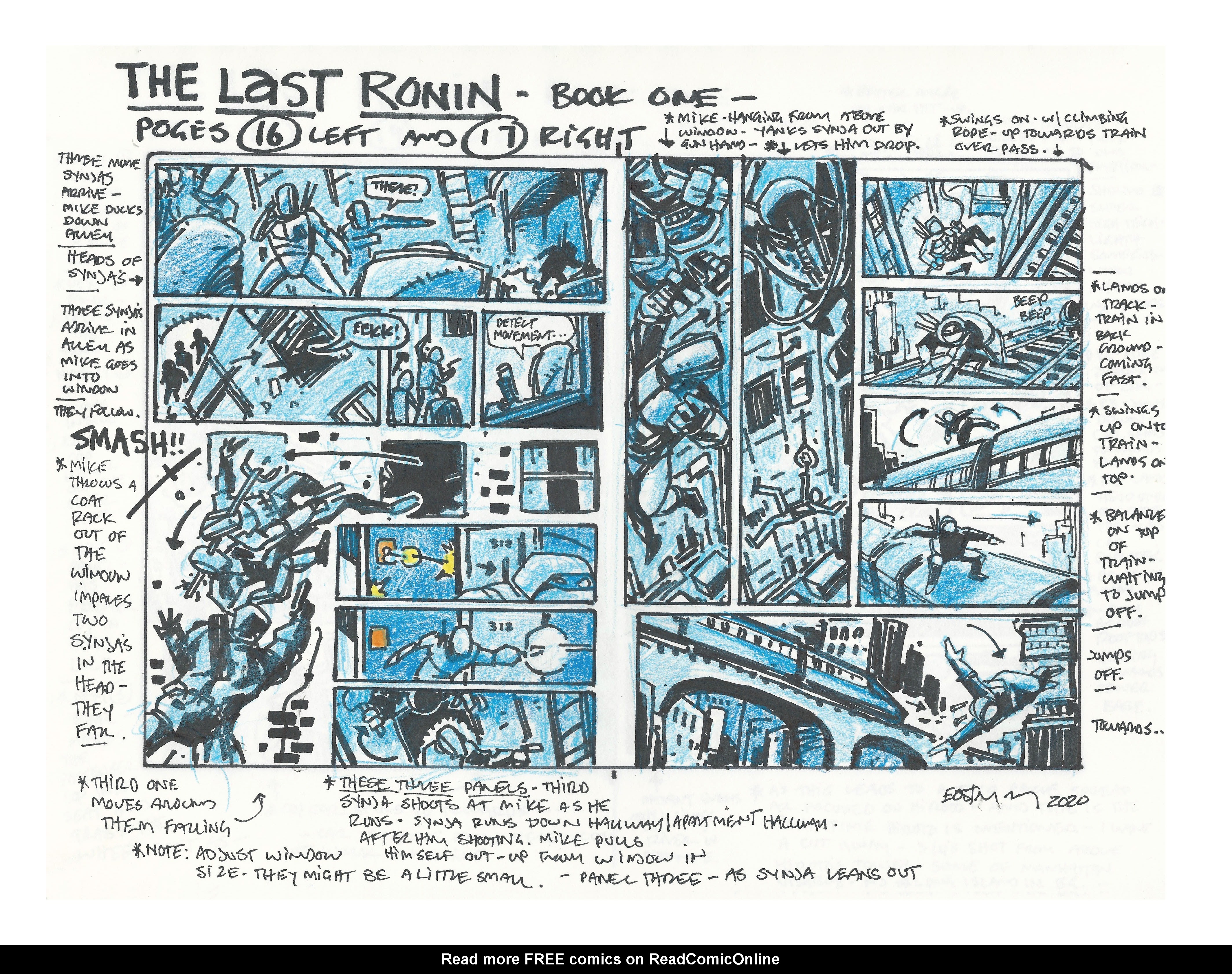Read online Teenage Mutant Ninja Turtles: The Last Ronin comic -  Issue # _Director's Cut - 52
