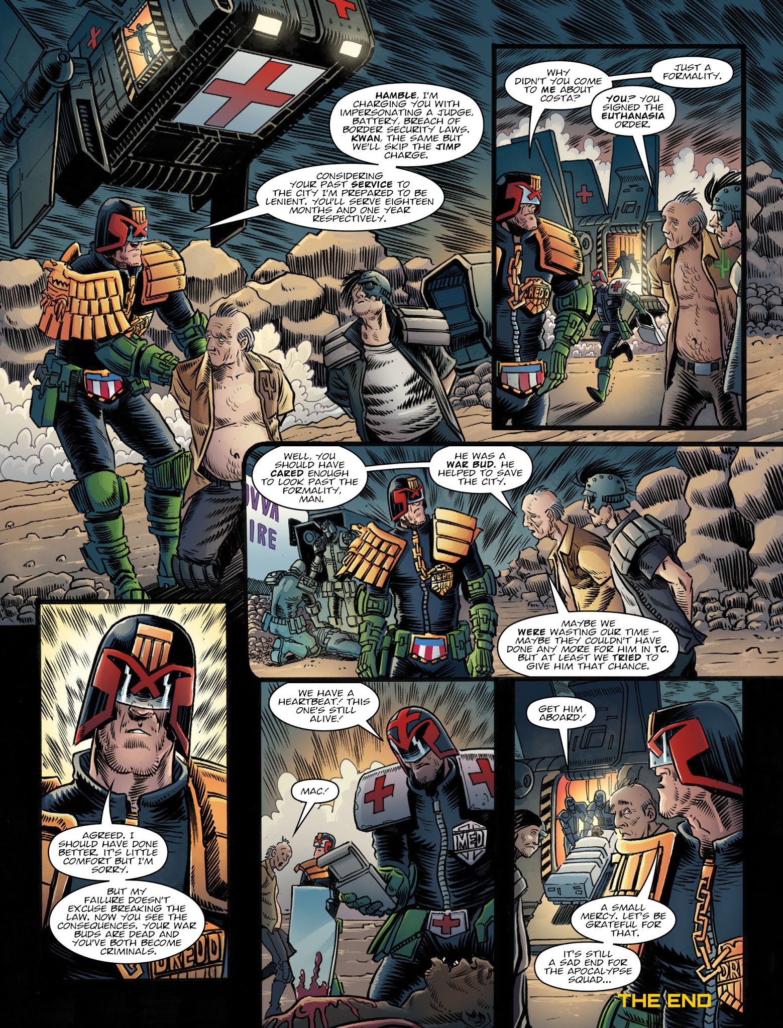 Read online 2000 AD comic -  Issue #2049 - 8
