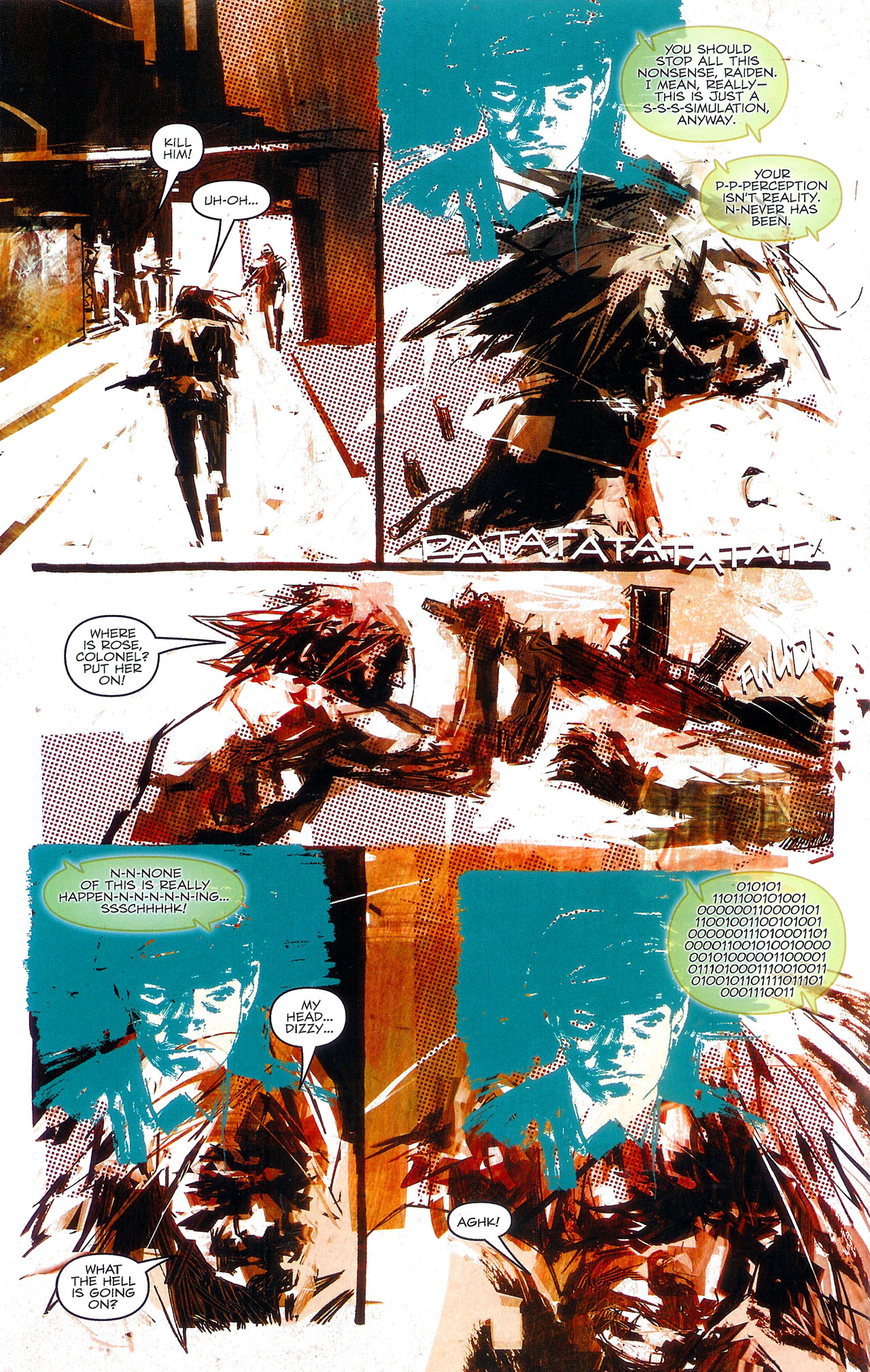 Read online Metal Gear Solid: Sons of Liberty comic -  Issue #9 - 20