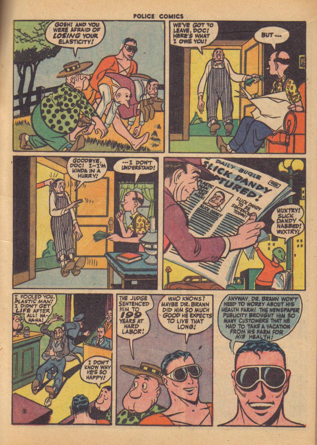Read online Police Comics comic -  Issue #36 - 17