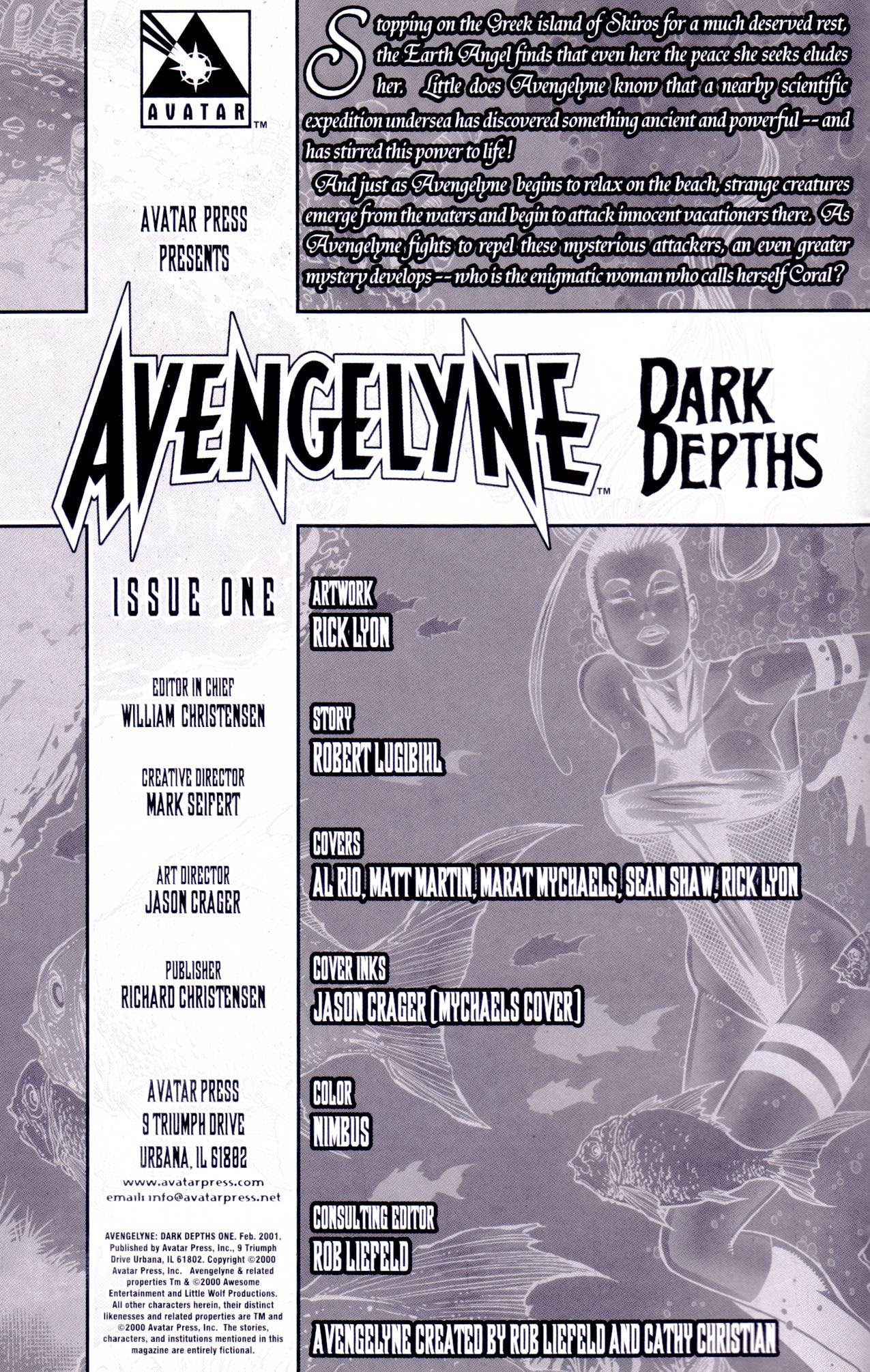 Read online Avengelyne: Dark Depths comic -  Issue #1 - 2