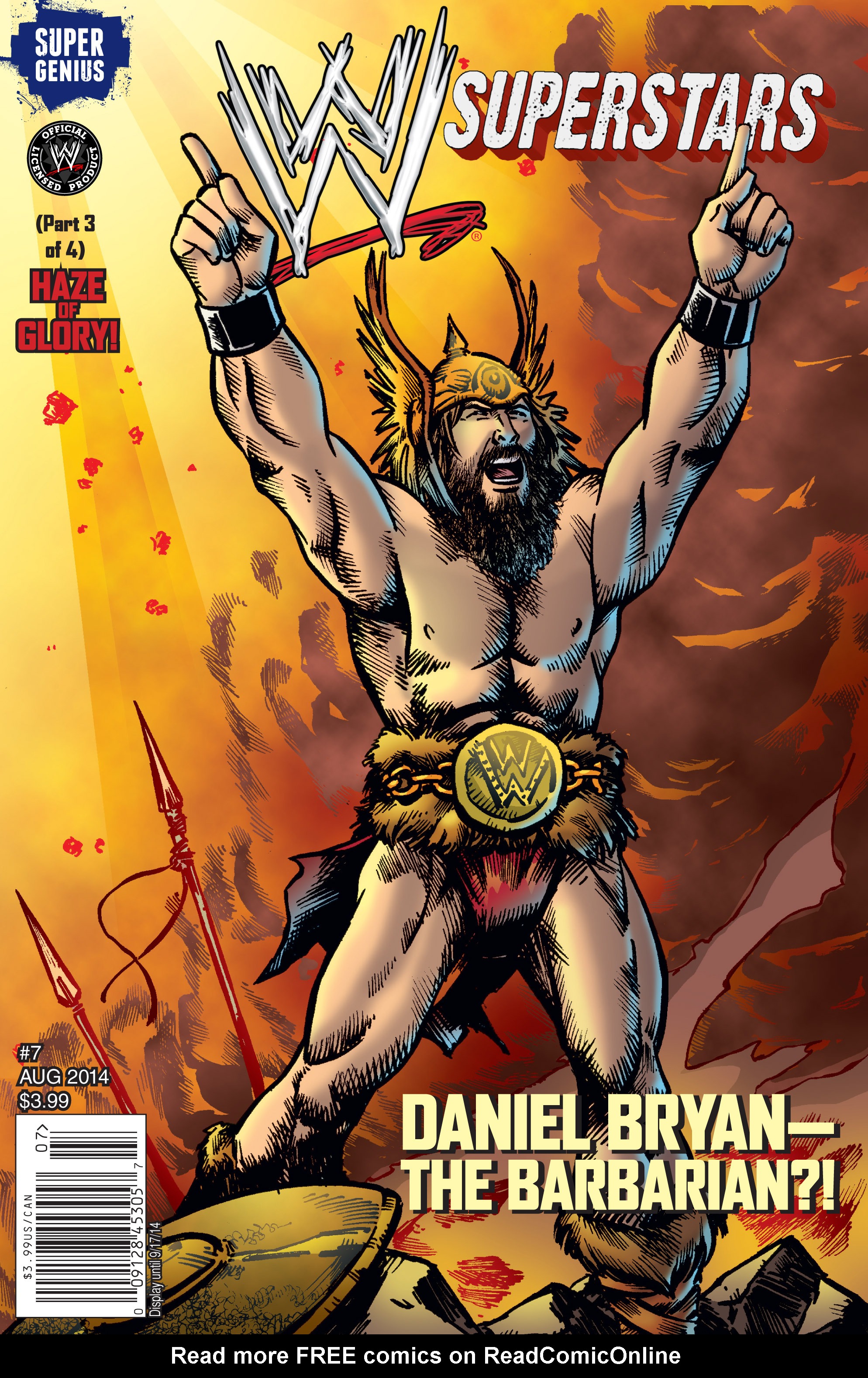 Read online WWE Superstars comic -  Issue #7 - 1