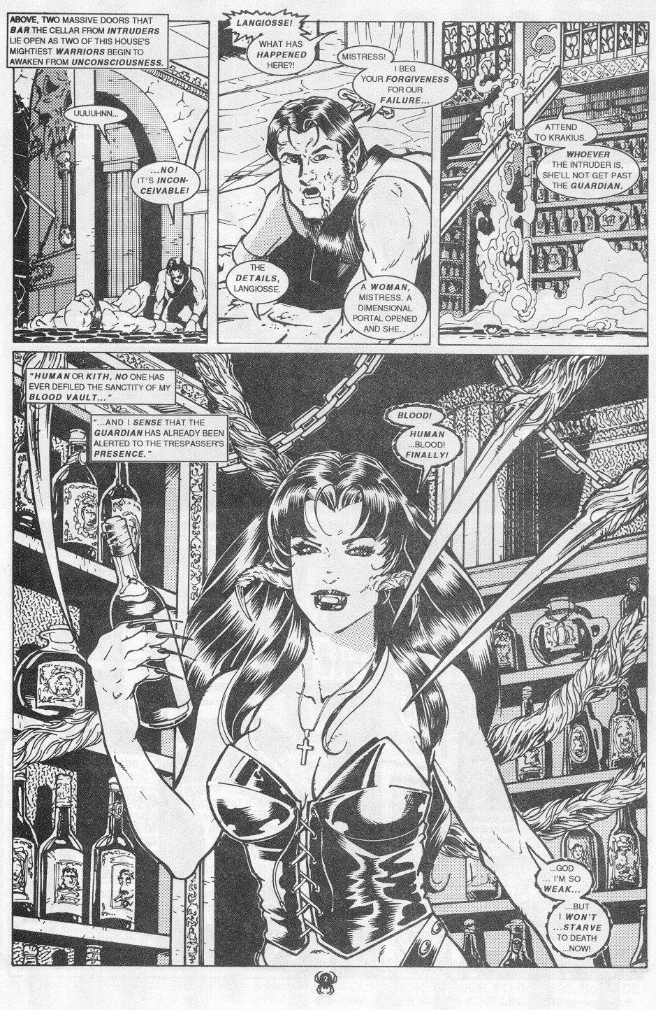 Read online Widow/Luxura: Blood Lust Alpha comic -  Issue # Full - 4