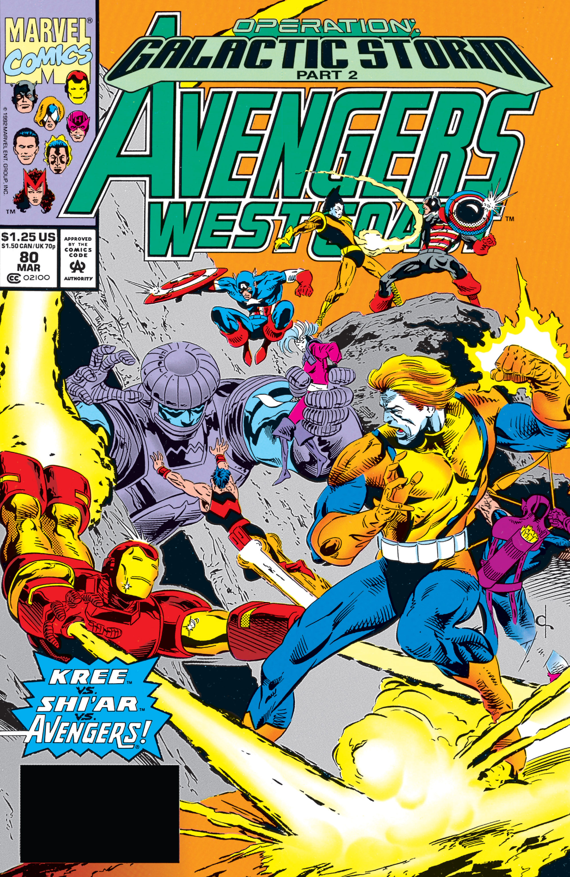 Read online Avengers West Coast (1989) comic -  Issue #80 - 1