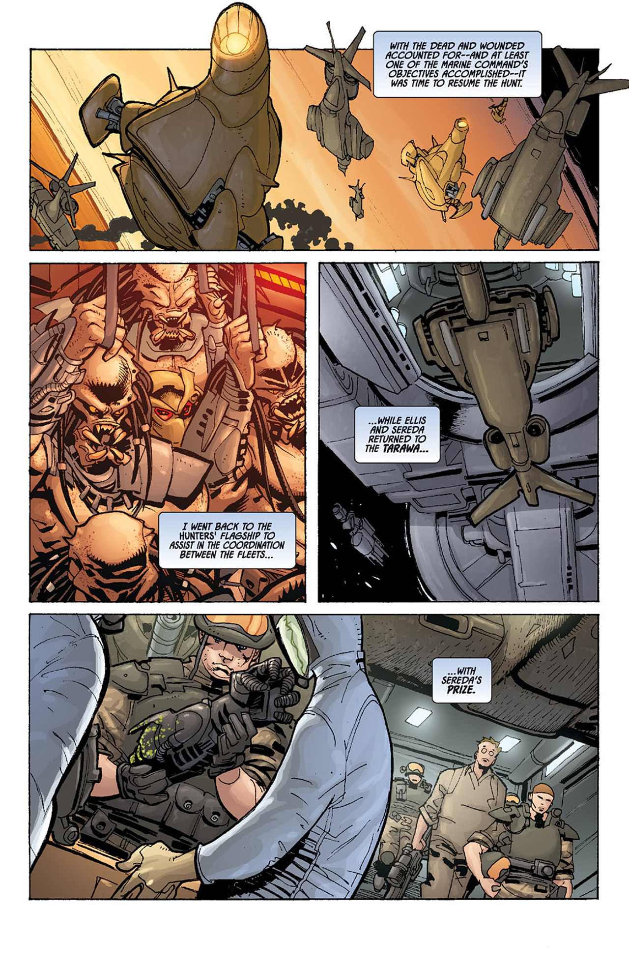 Read online Aliens vs. Predator: Three World War comic -  Issue #5 - 9