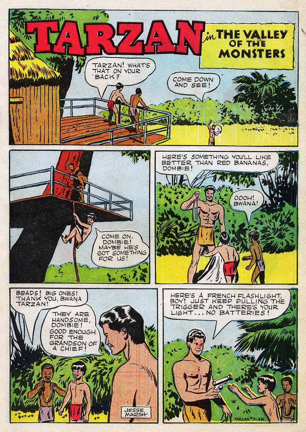 Read online Tarzan (1948) comic -  Issue #7 - 3