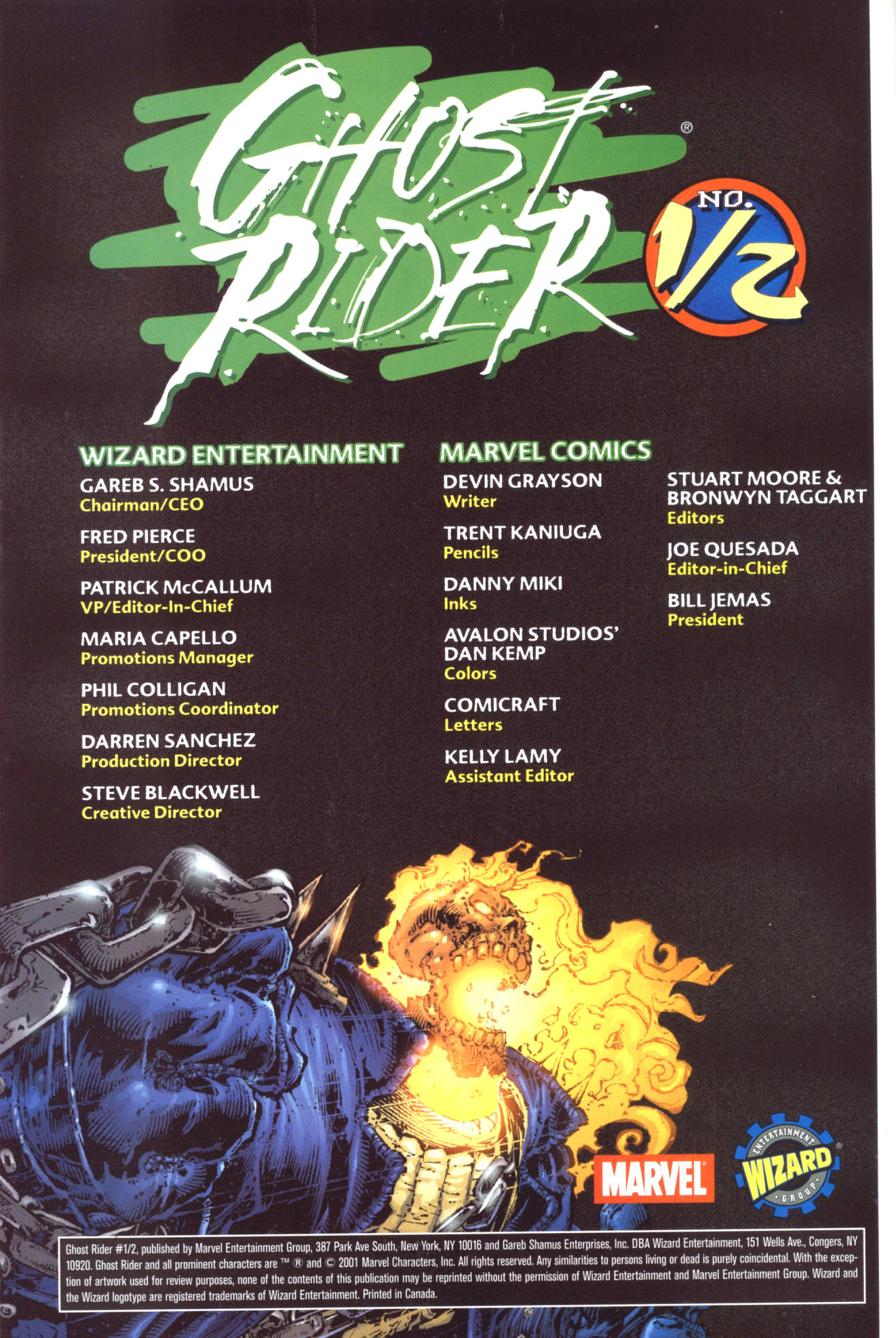 Read online Ghost Rider (2001) comic -  Issue #0.5 - 2