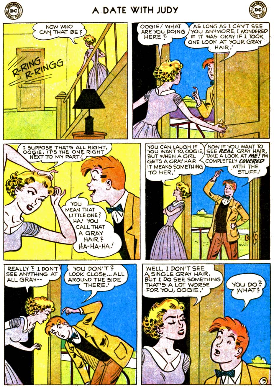 Read online A Date with Judy comic -  Issue #62 - 7