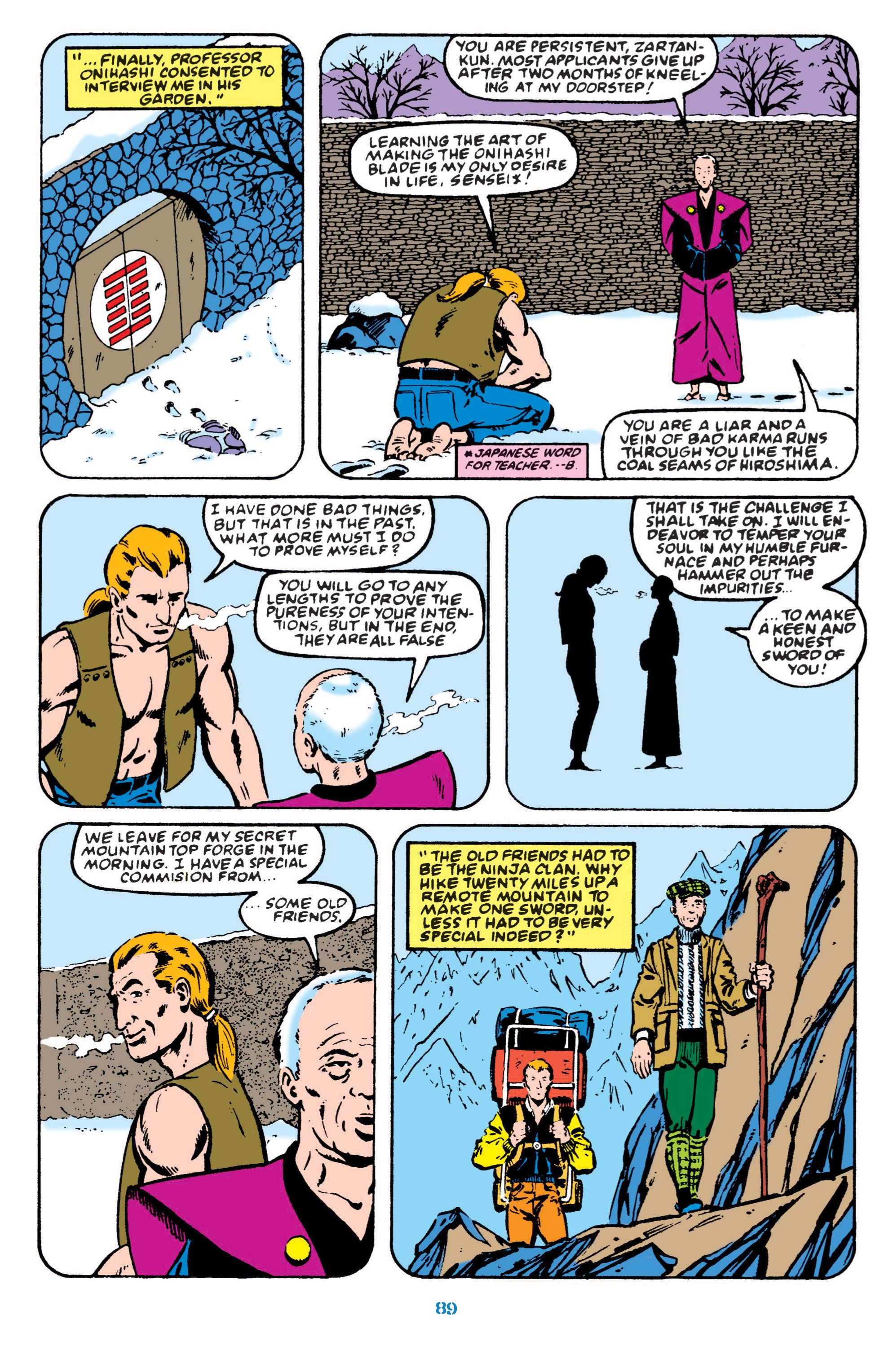 Read online Classic G.I. Joe comic -  Issue # TPB 9 (Part 1) - 90