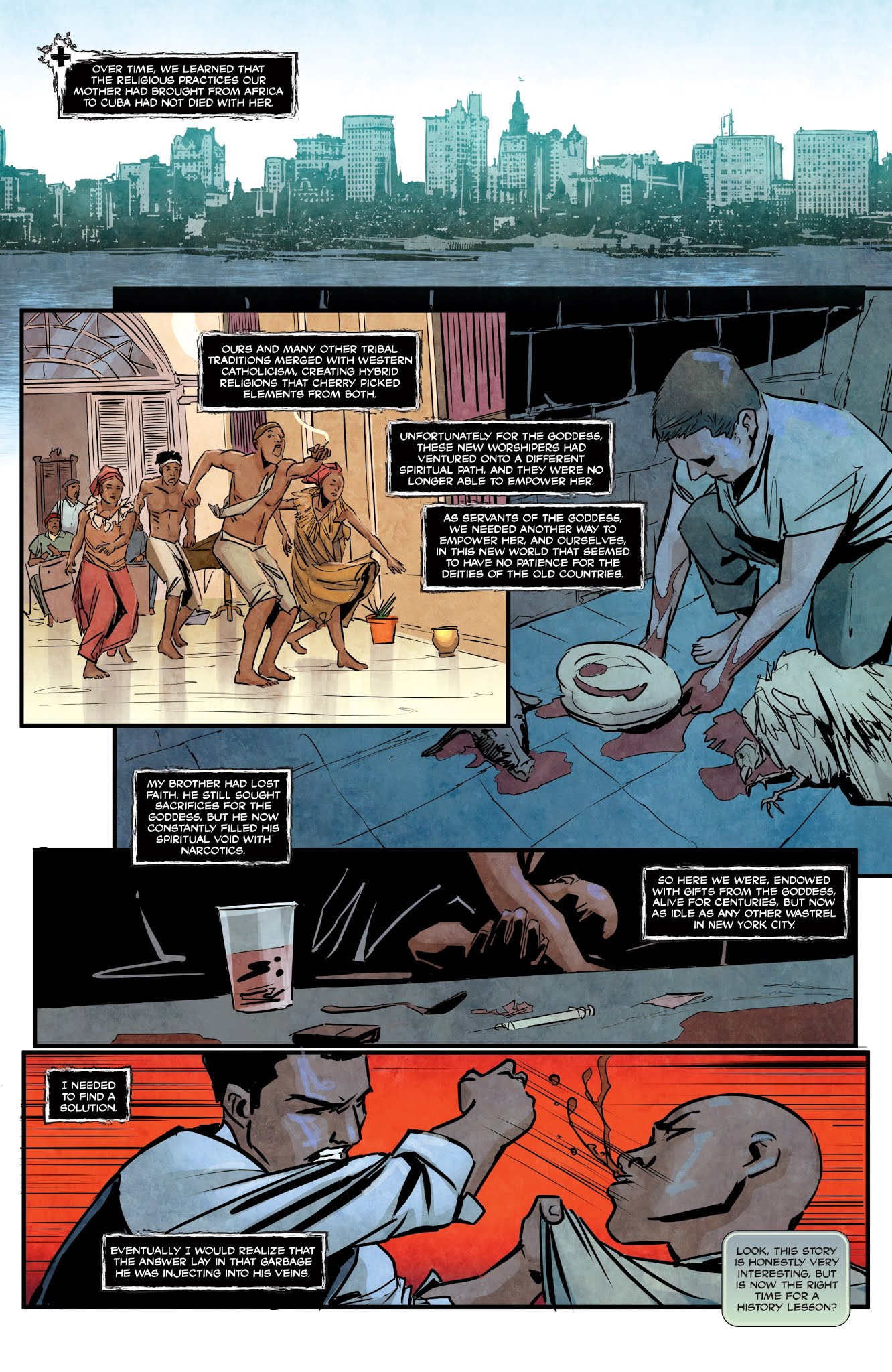 Read online Santeria: The Goddess Kiss comic -  Issue #5 - 7