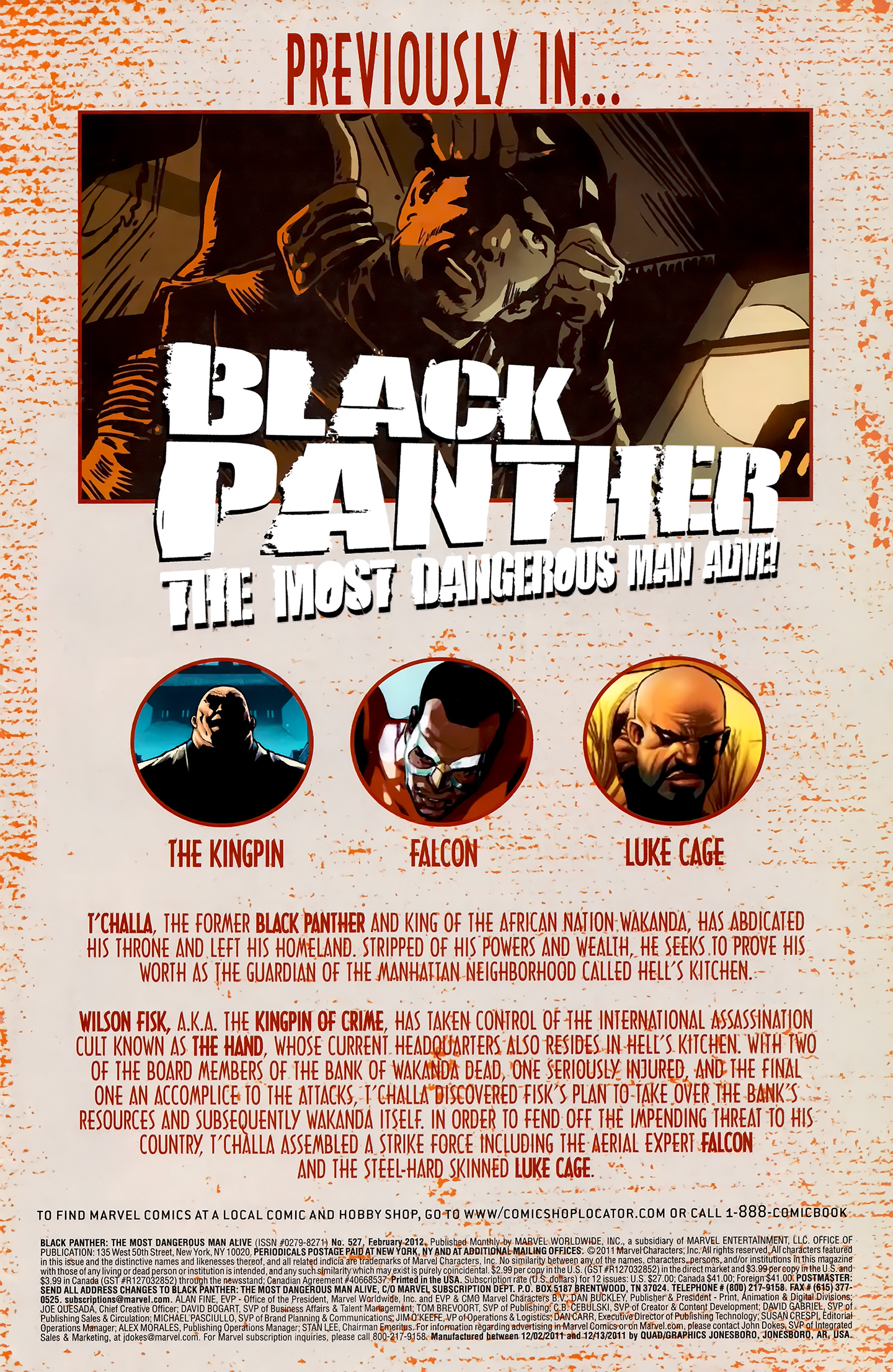 Read online Black Panther: The Most Dangerous Man Alive comic -  Issue #527 - 2