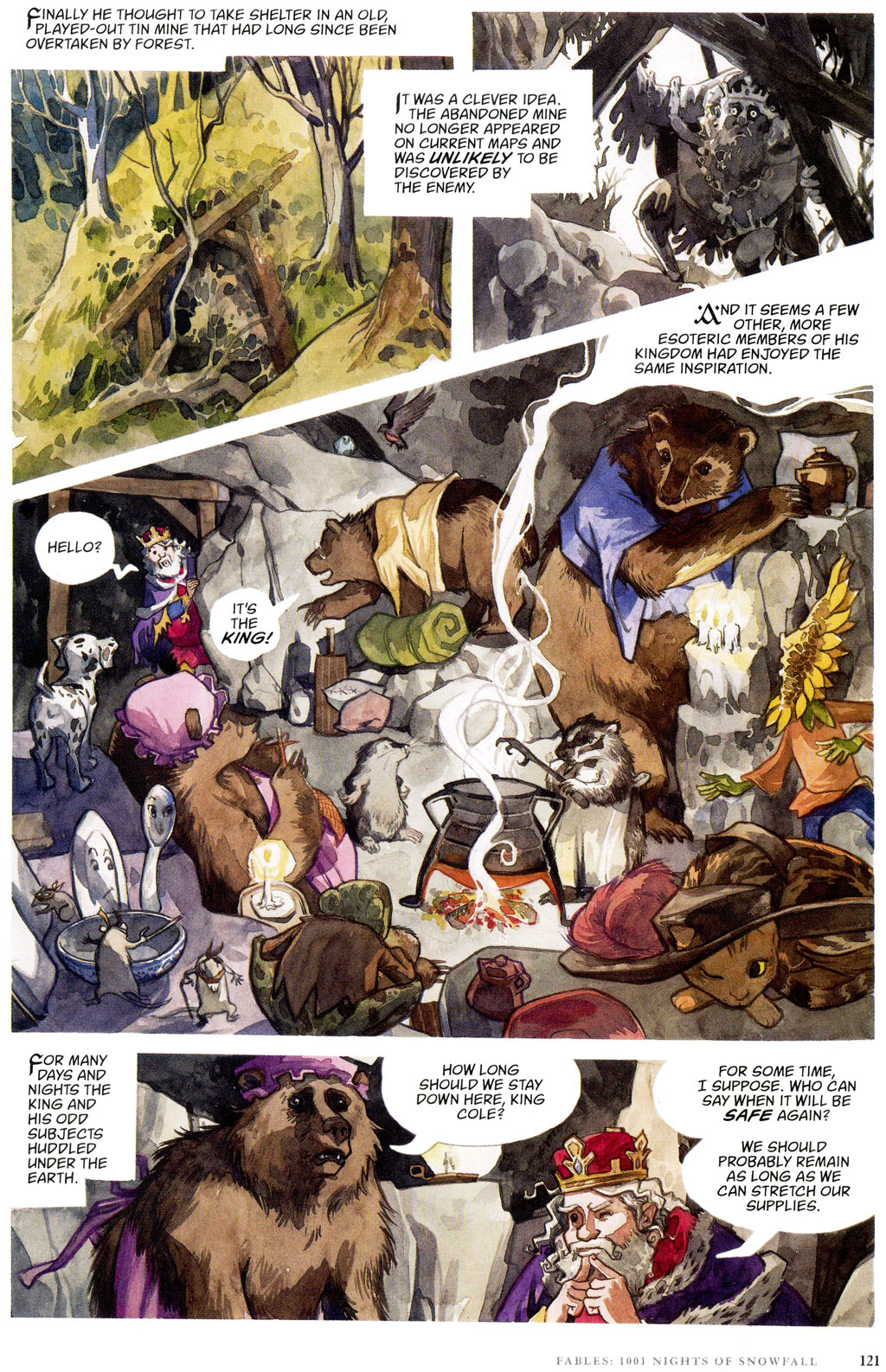 Read online Fables: 1001 Nights of Snowfall comic -  Issue # Full - 121