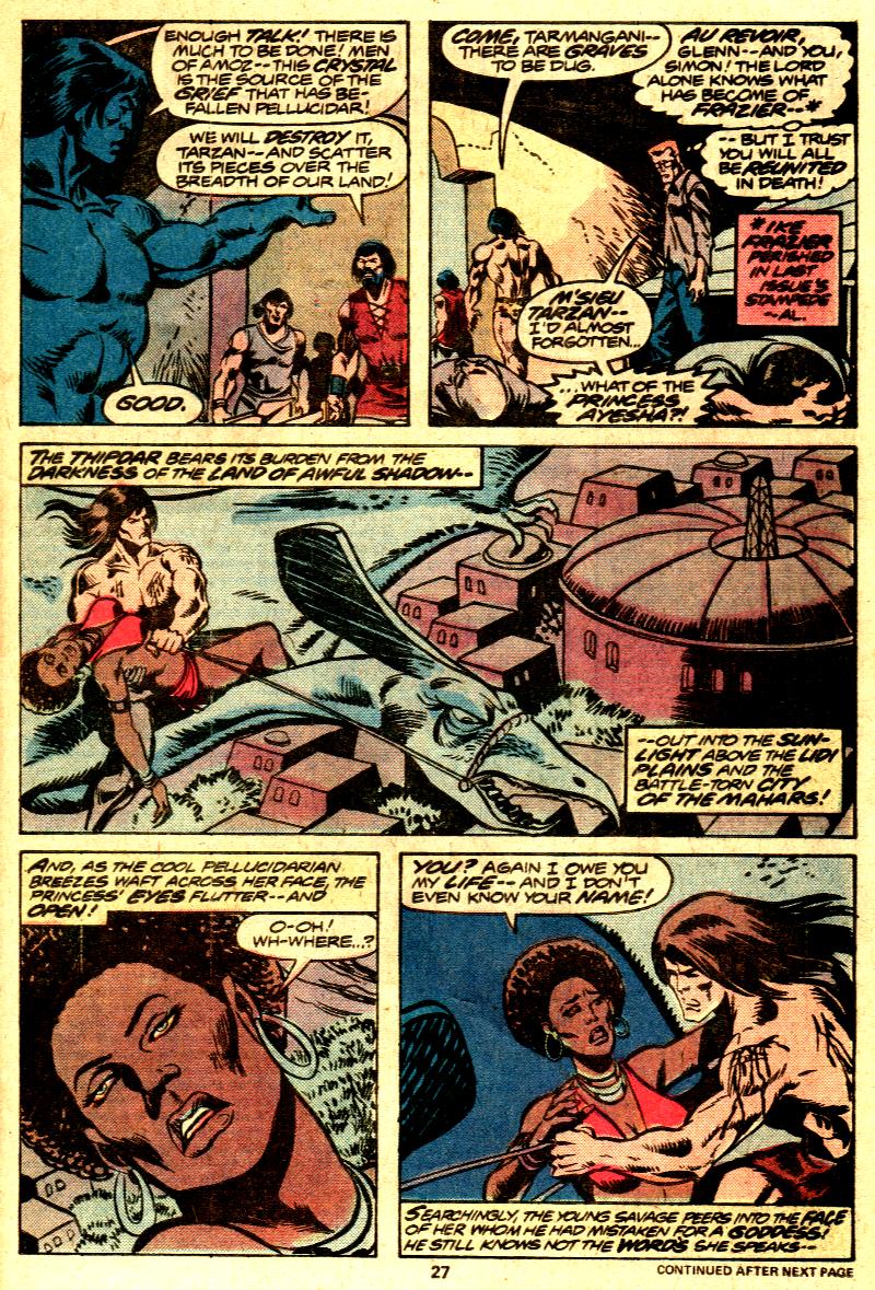 Read online Tarzan (1977) comic -  Issue #23 - 18