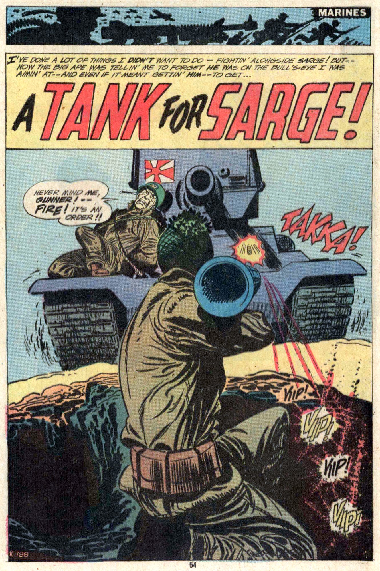 Read online Our Army at War (1952) comic -  Issue #242 - 55